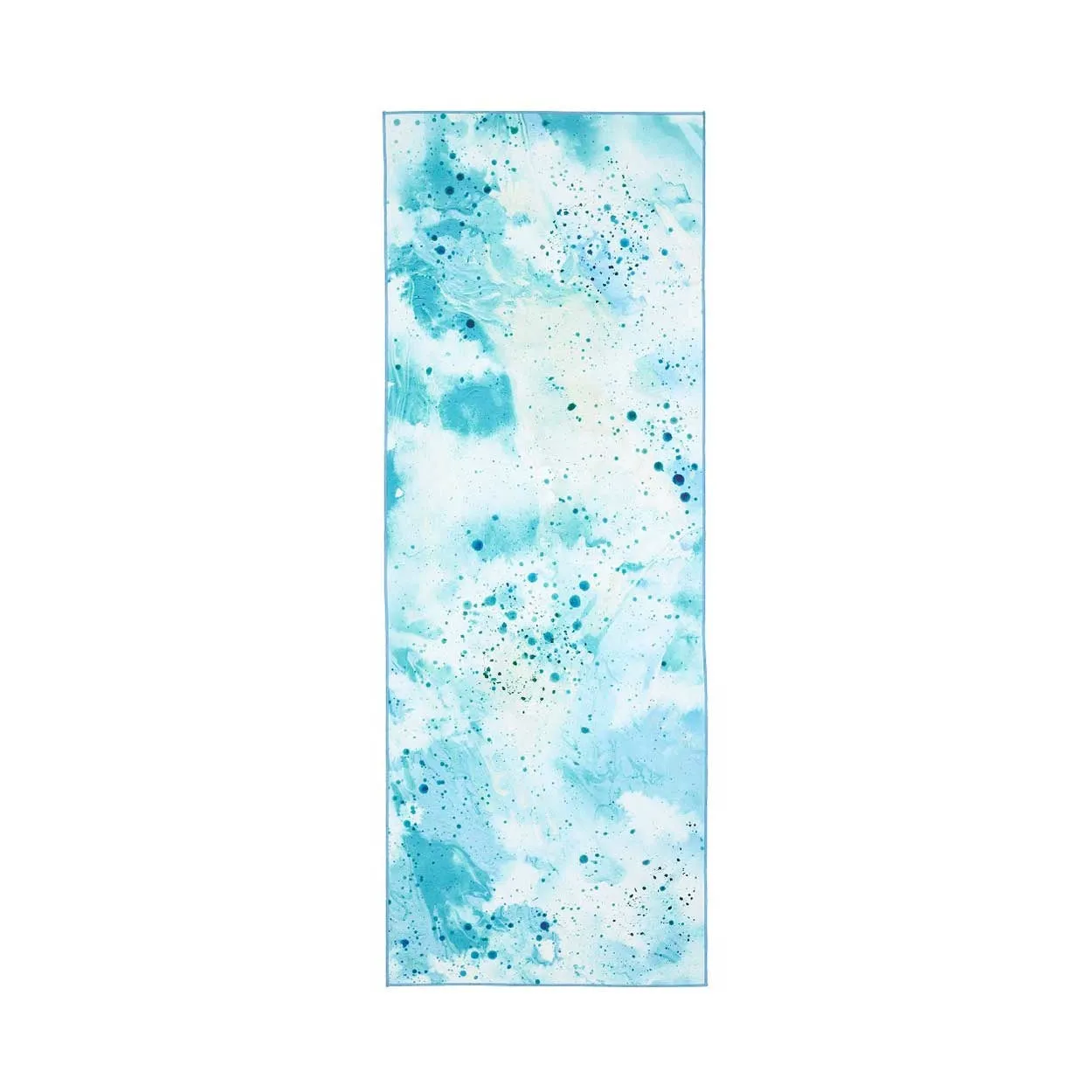 Manduka eQua Mat Towel - Splatter Splash Blue