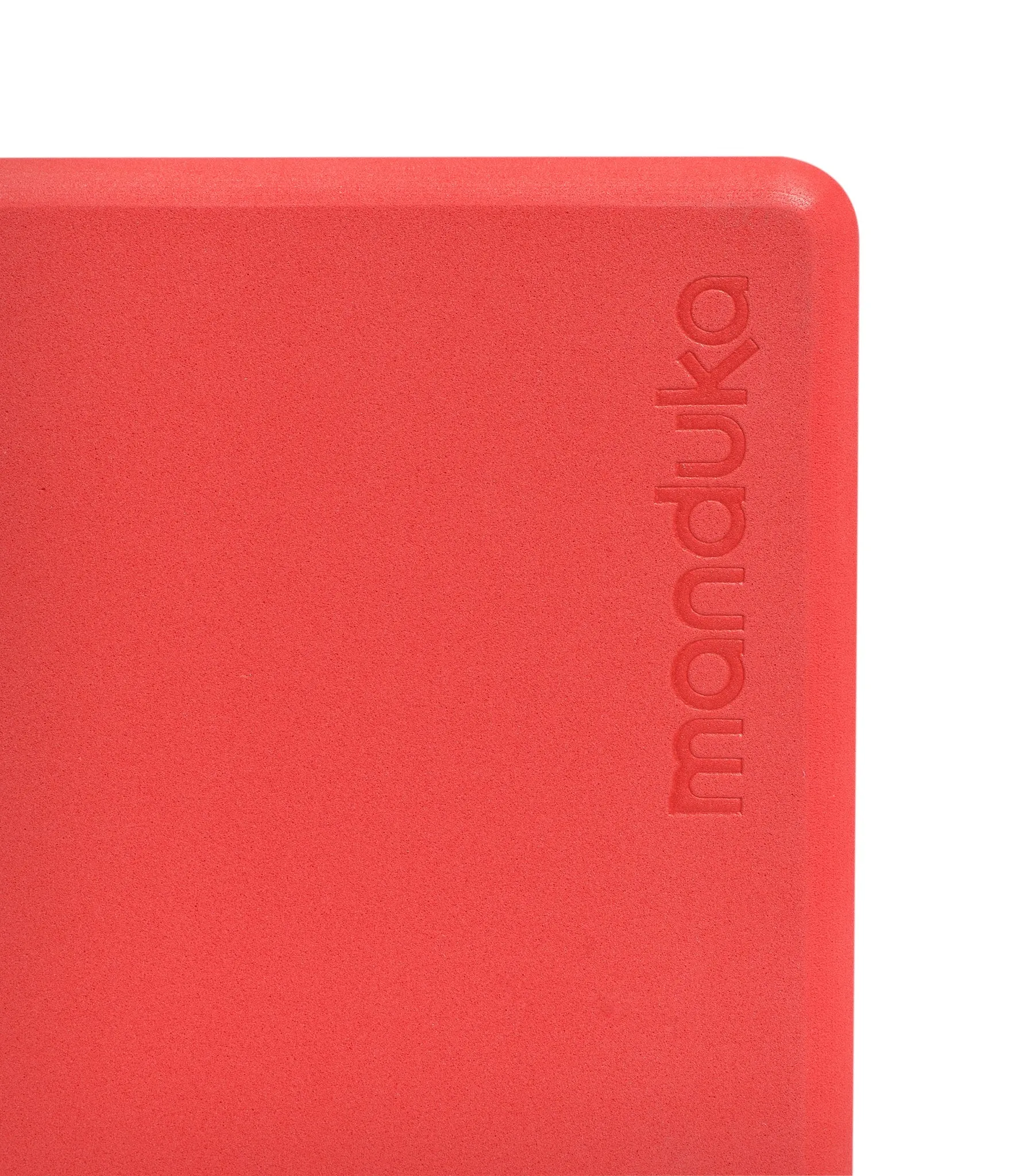 Manduka Recycled Foam Yoga Block (Limited Edition) - Coral 3-tone