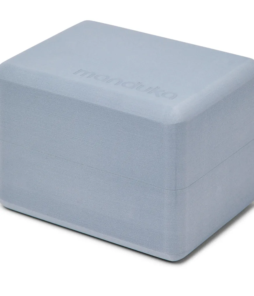 Manduka Recycled Foam Yoga Mini Block - Shadow