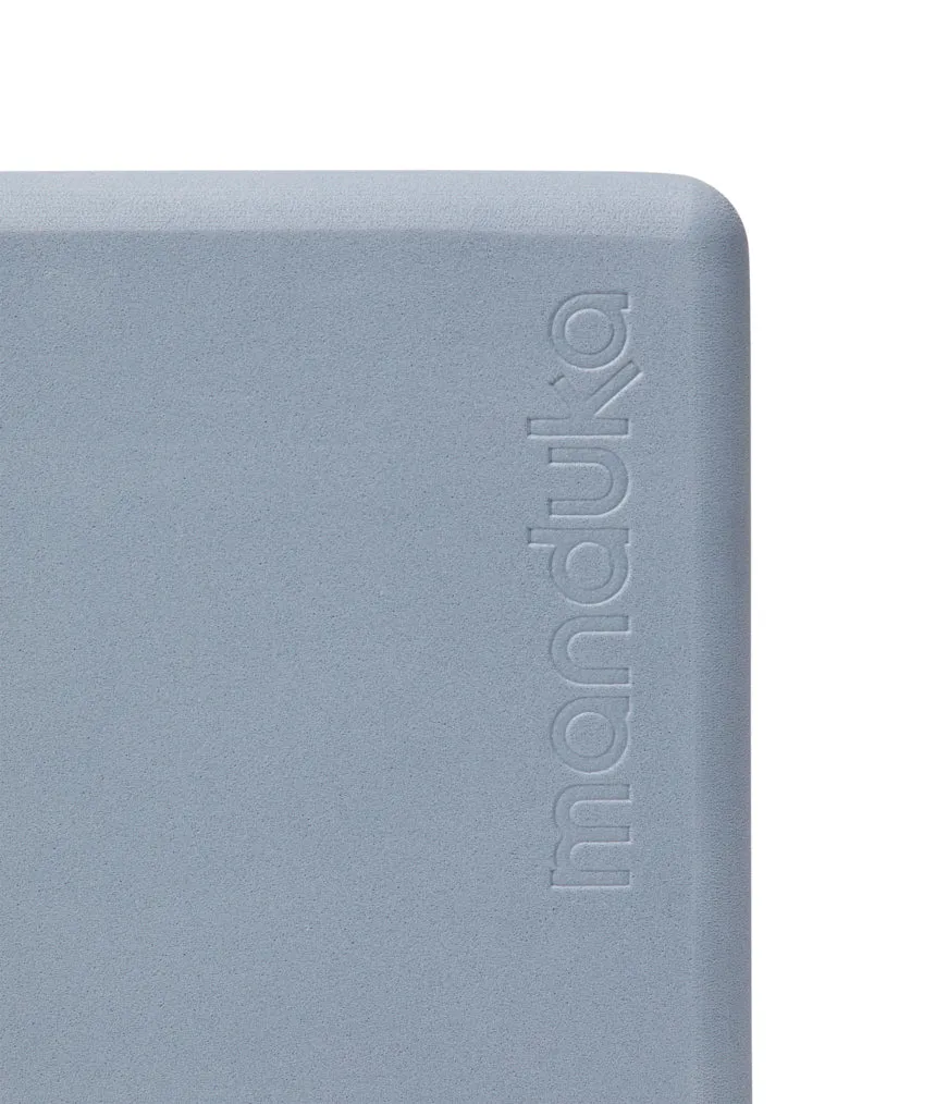 Manduka Recycled Foam Yoga Mini Block - Shadow