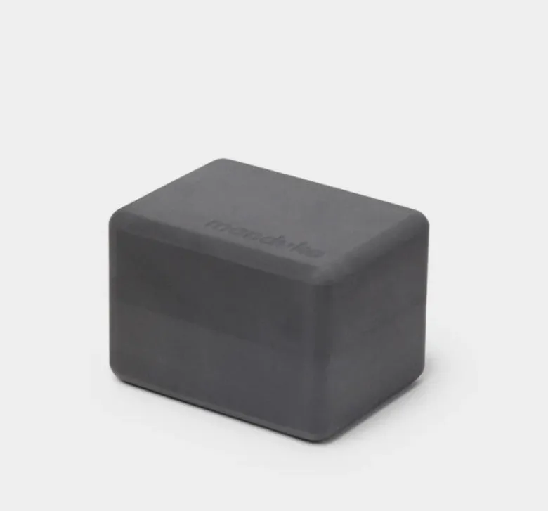 Manduka Recycled Foam Yoga Mini Block - Thunder
