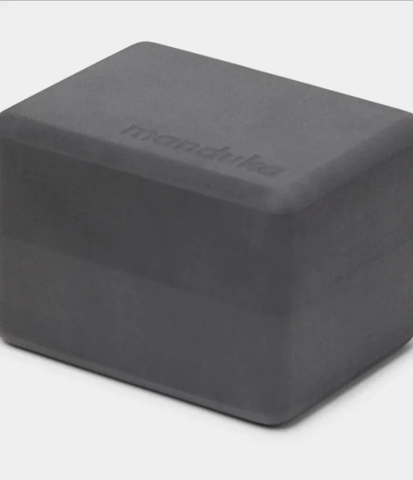 Manduka Recycled Foam Yoga Mini Block - Thunder