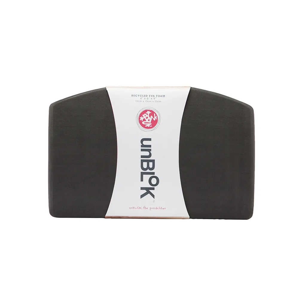 Manduka Unblok Recycled Foam Yoga Block - Thunder