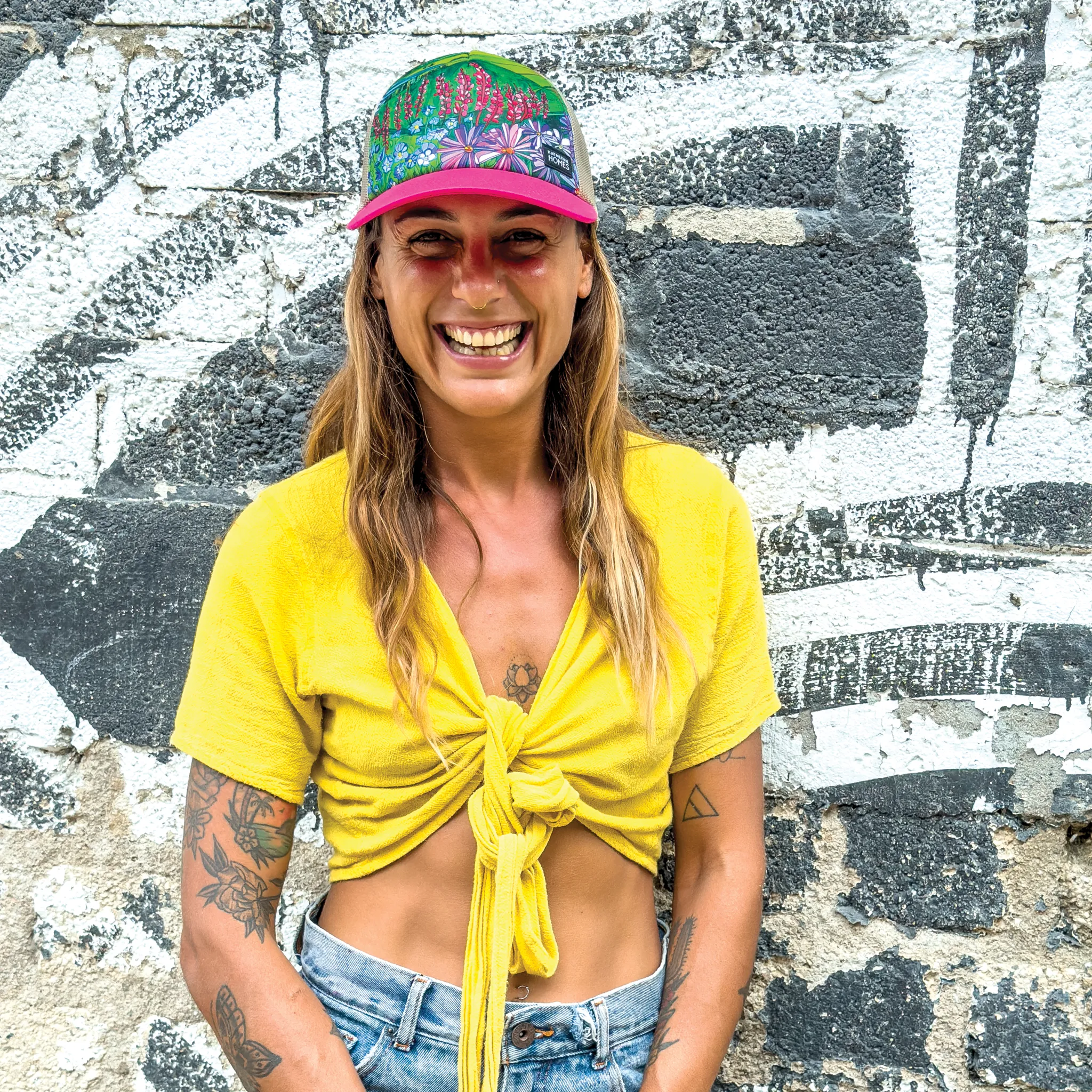 Maroon Bells Trucker Hat  | Rose and Oat
