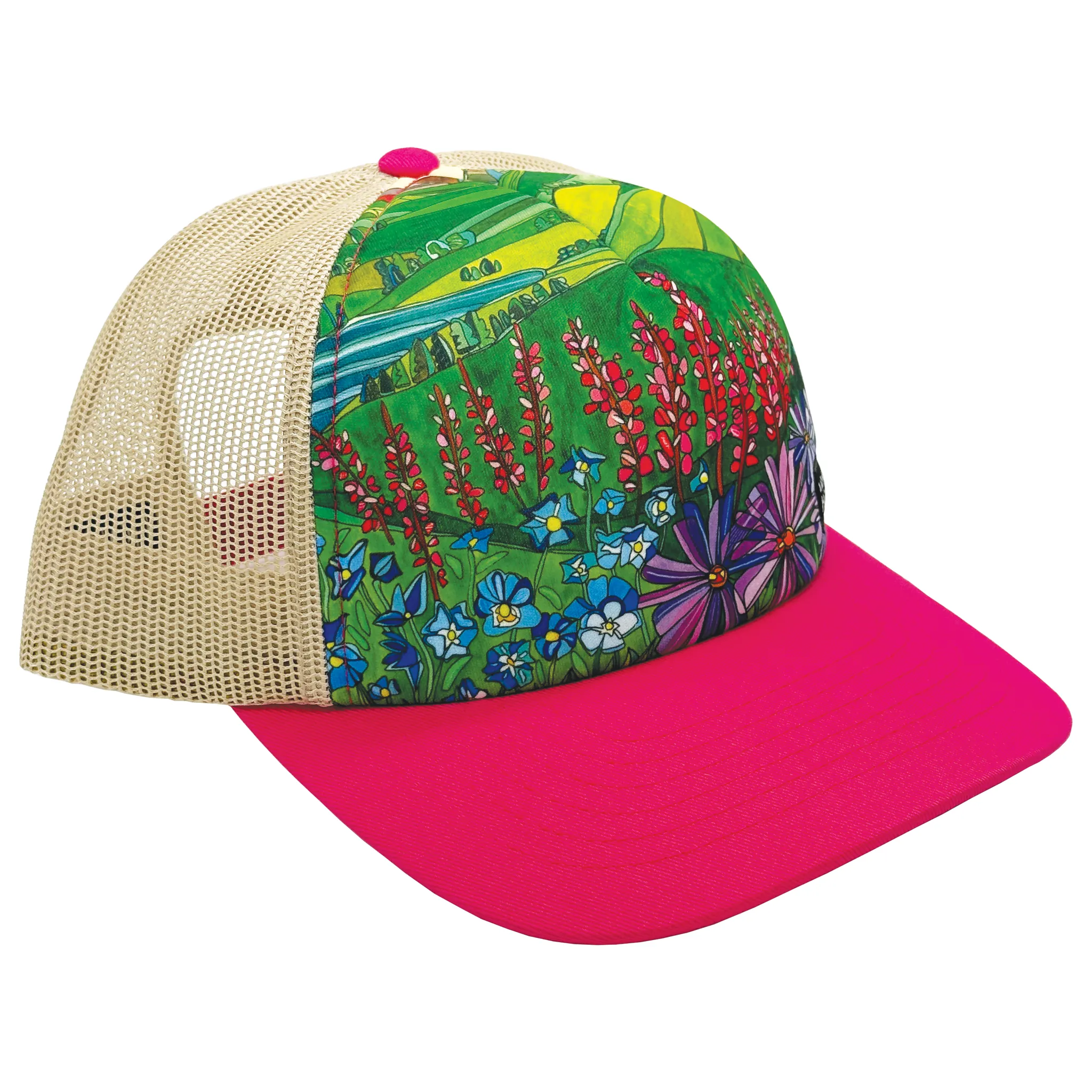 Maroon Bells Trucker Hat  | Rose and Oat