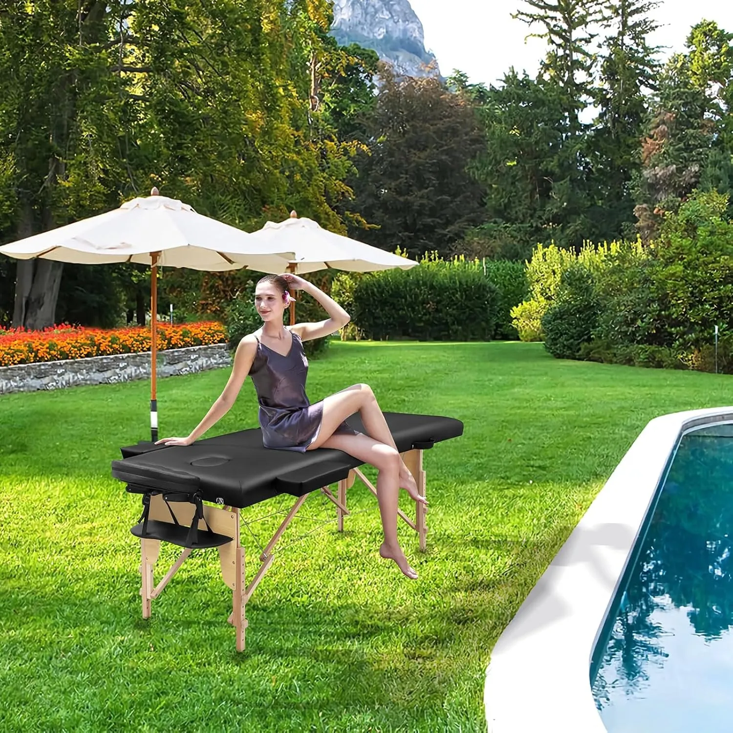 Massage Table Portable Lash Bed: a Folding Spa Bed for Physical Therapy-Esthetician Tattoo Bed