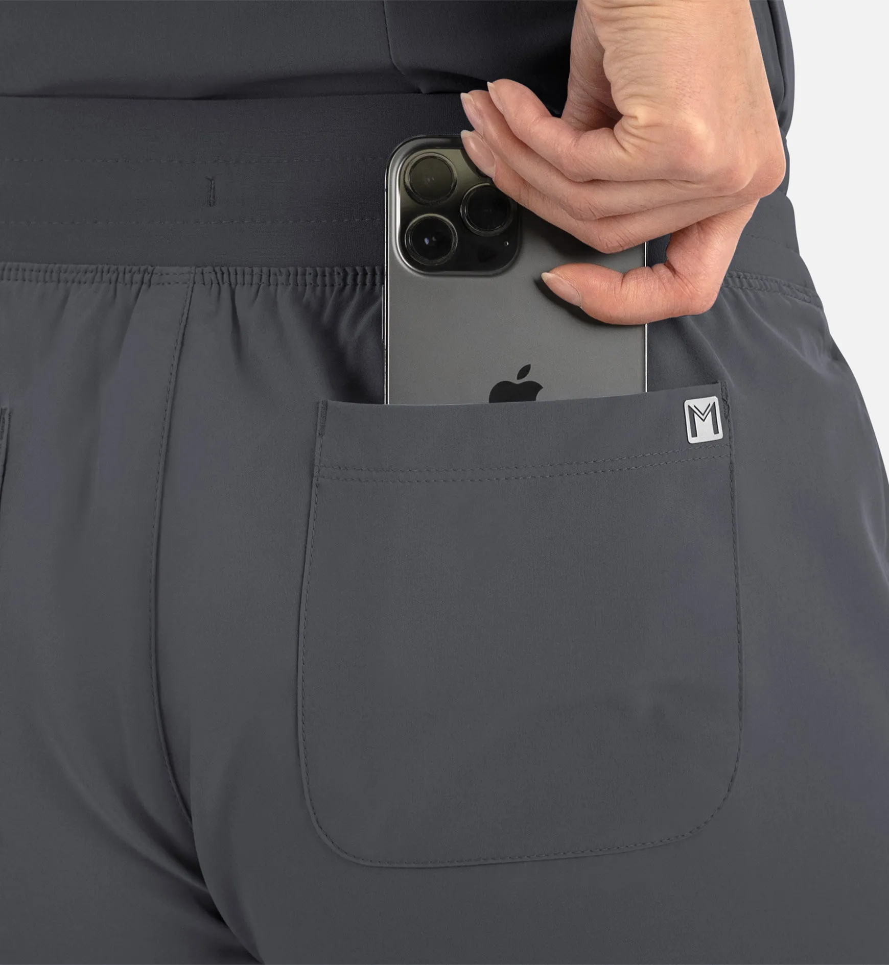Matrix Impulse 8520 Women’s Yoga Waist Jogger Pewter