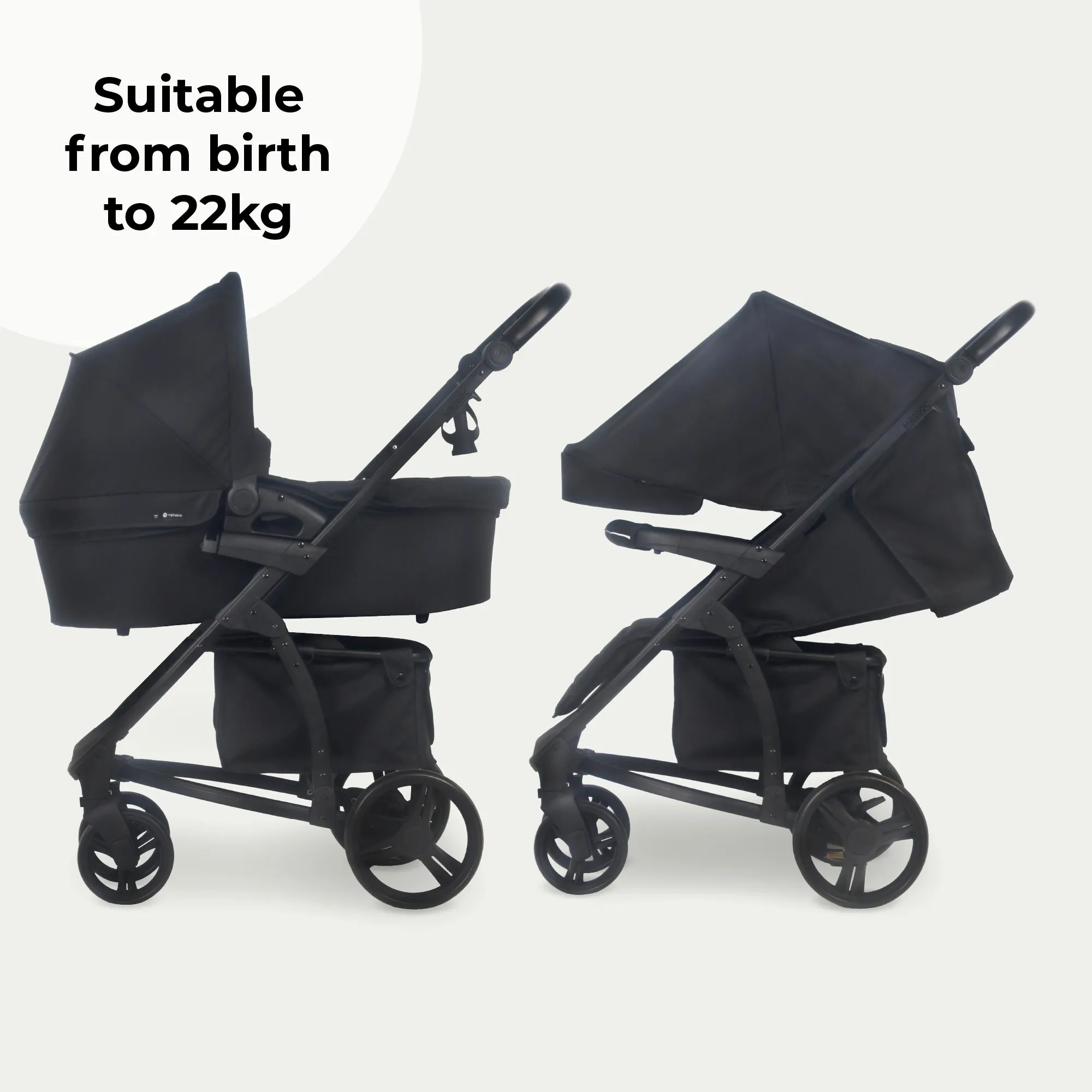 MB200 3-in-1 Travel System - Onyx Black