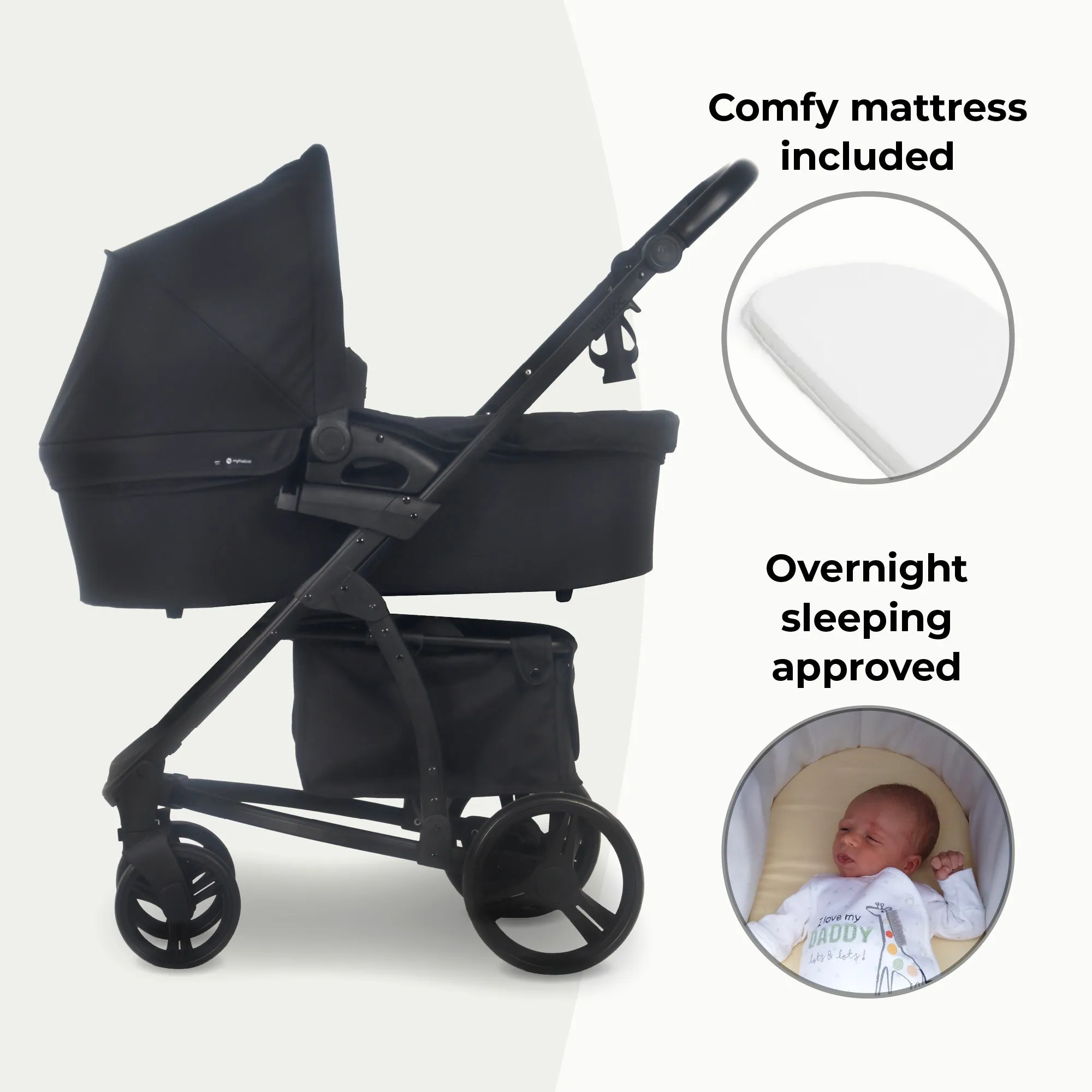 MB200 3-in-1 Travel System - Onyx Black