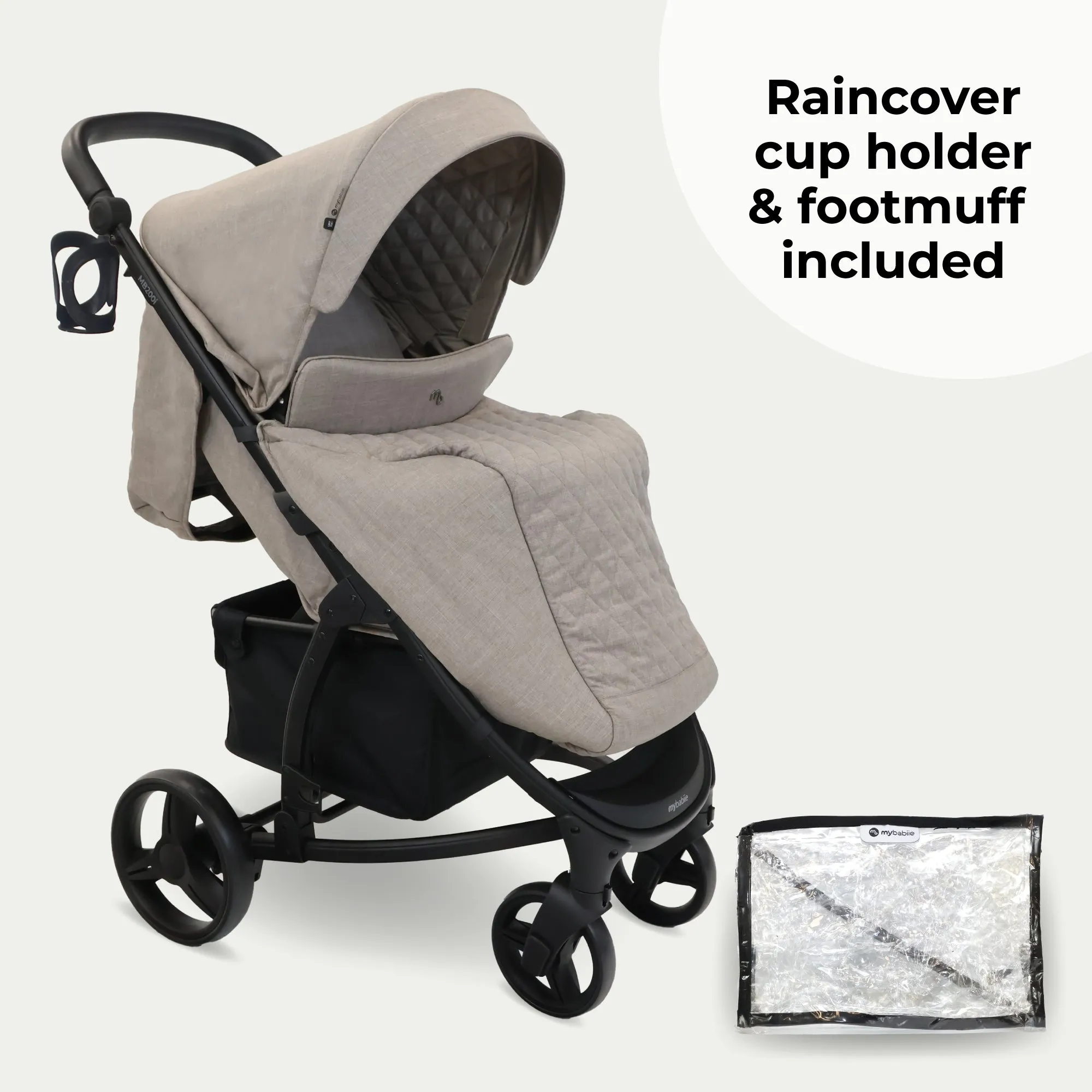 MB200i 3-in-1 Travel System with i-Size Car Seat - Mink