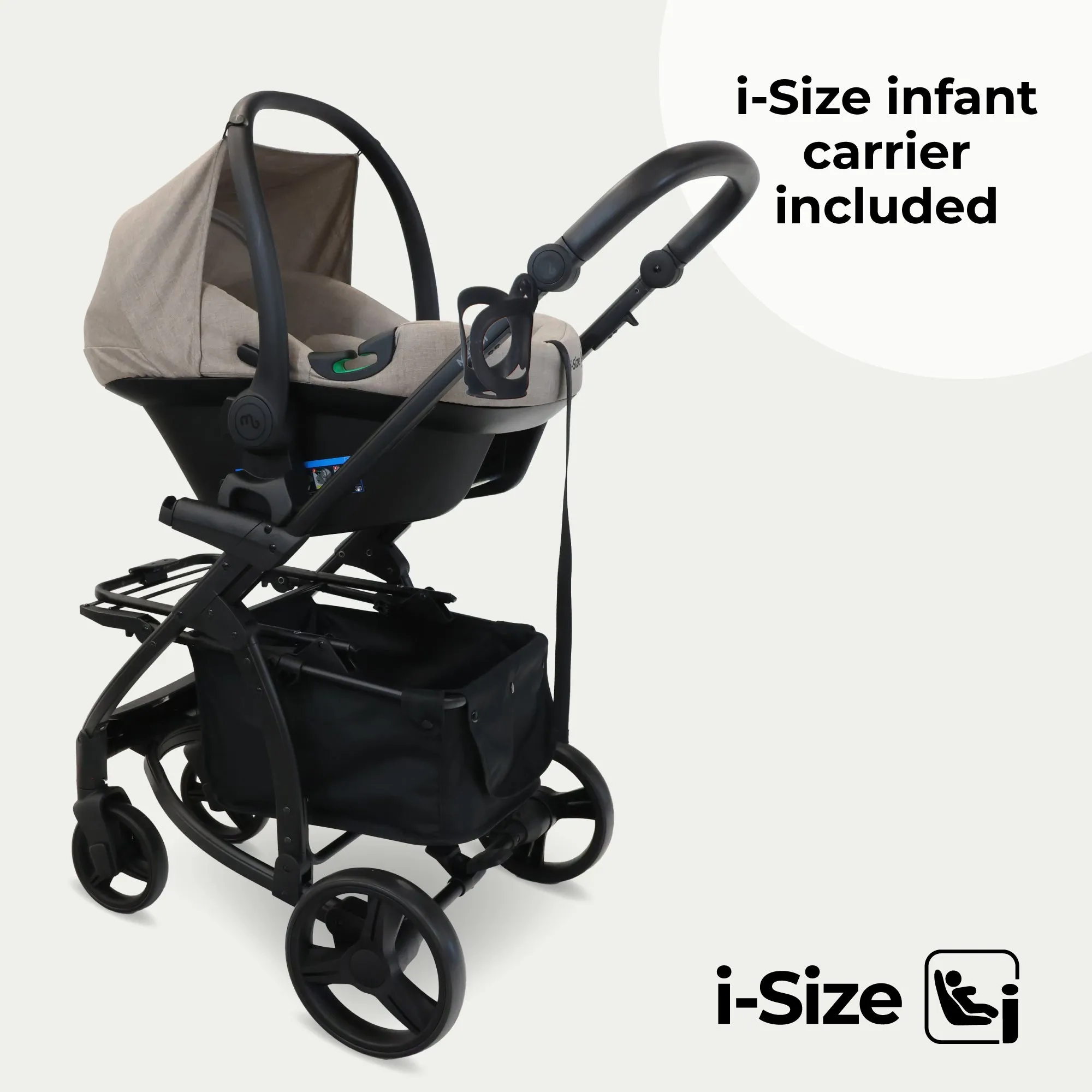 MB200i 3-in-1 Travel System with i-Size Car Seat - Mink