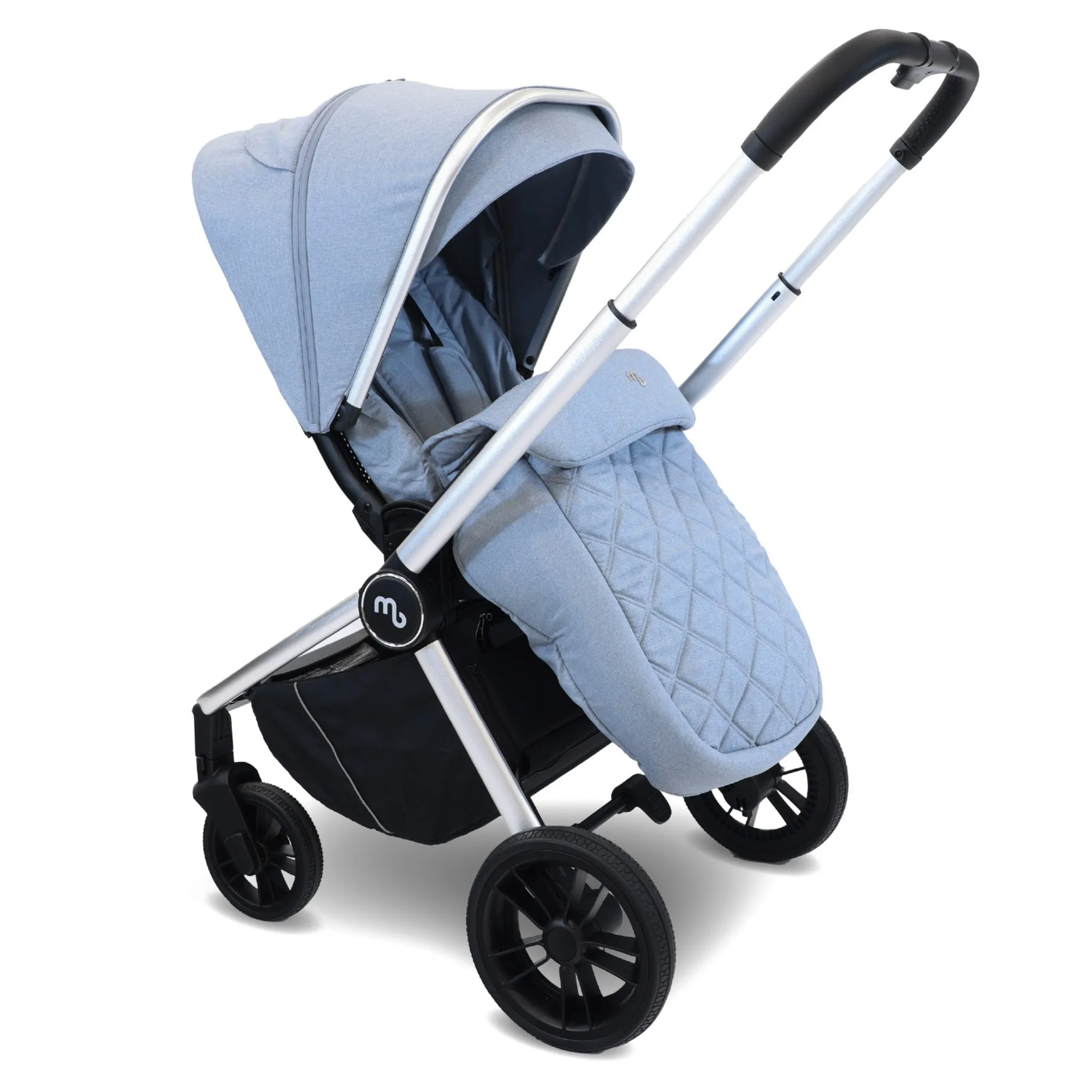 MB450 2-in-1 Pushchair & Carrycot - Steel Blue