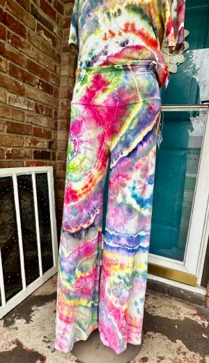 Medium Carnival Rainbow Palazzo Yoga Pants