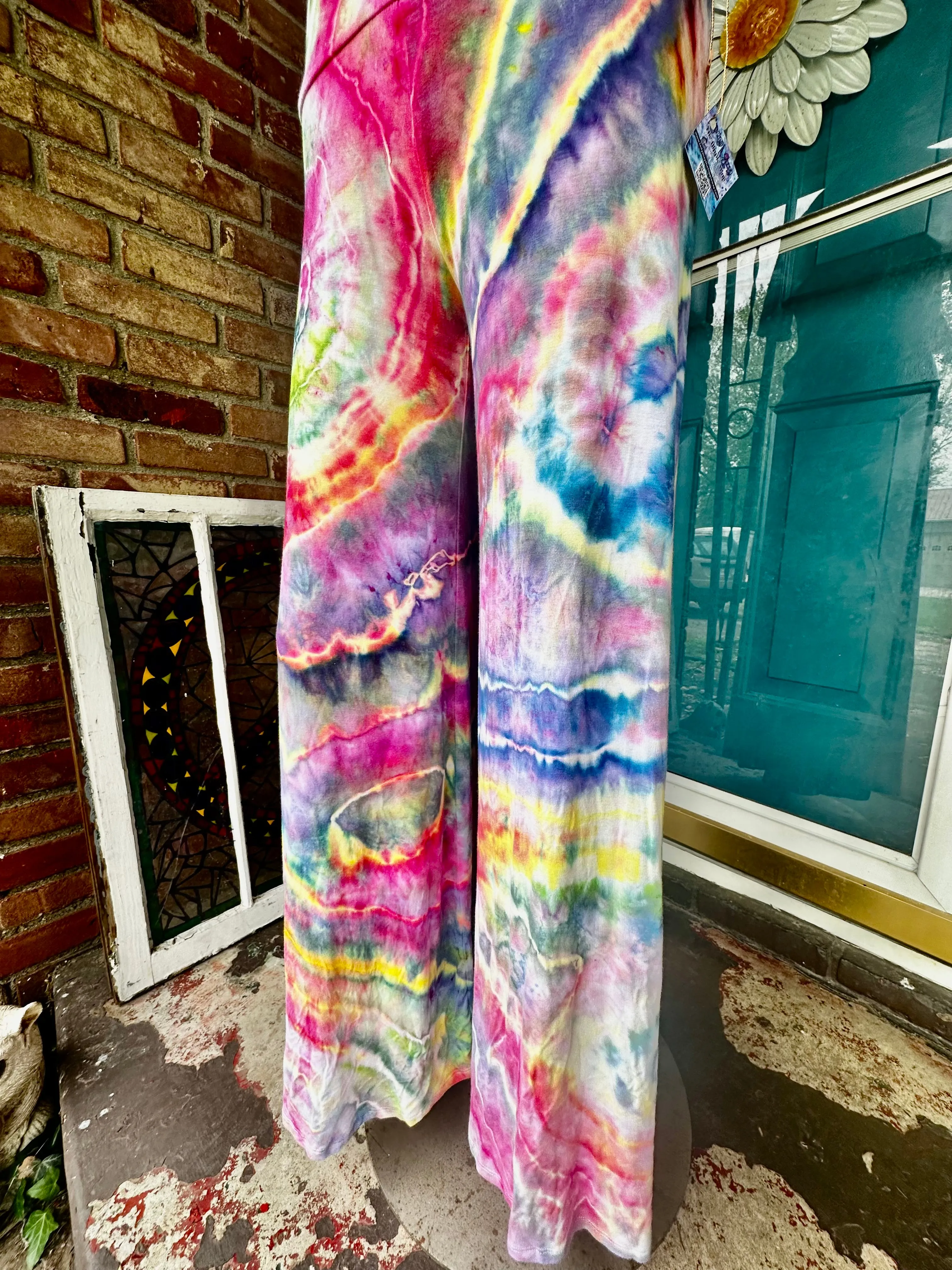 Medium Carnival Rainbow Palazzo Yoga Pants