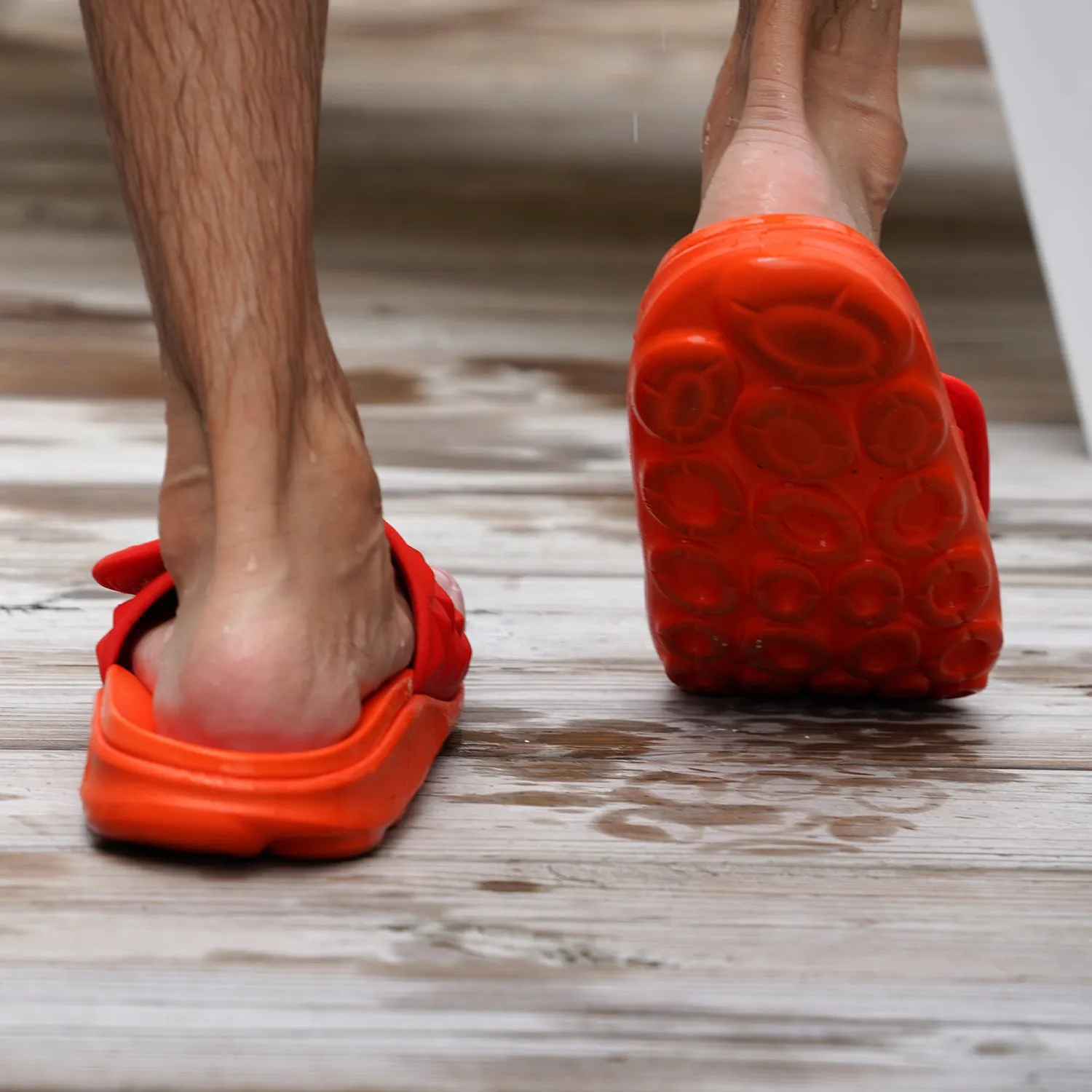 Men's EL A Slides - Seoul Orange