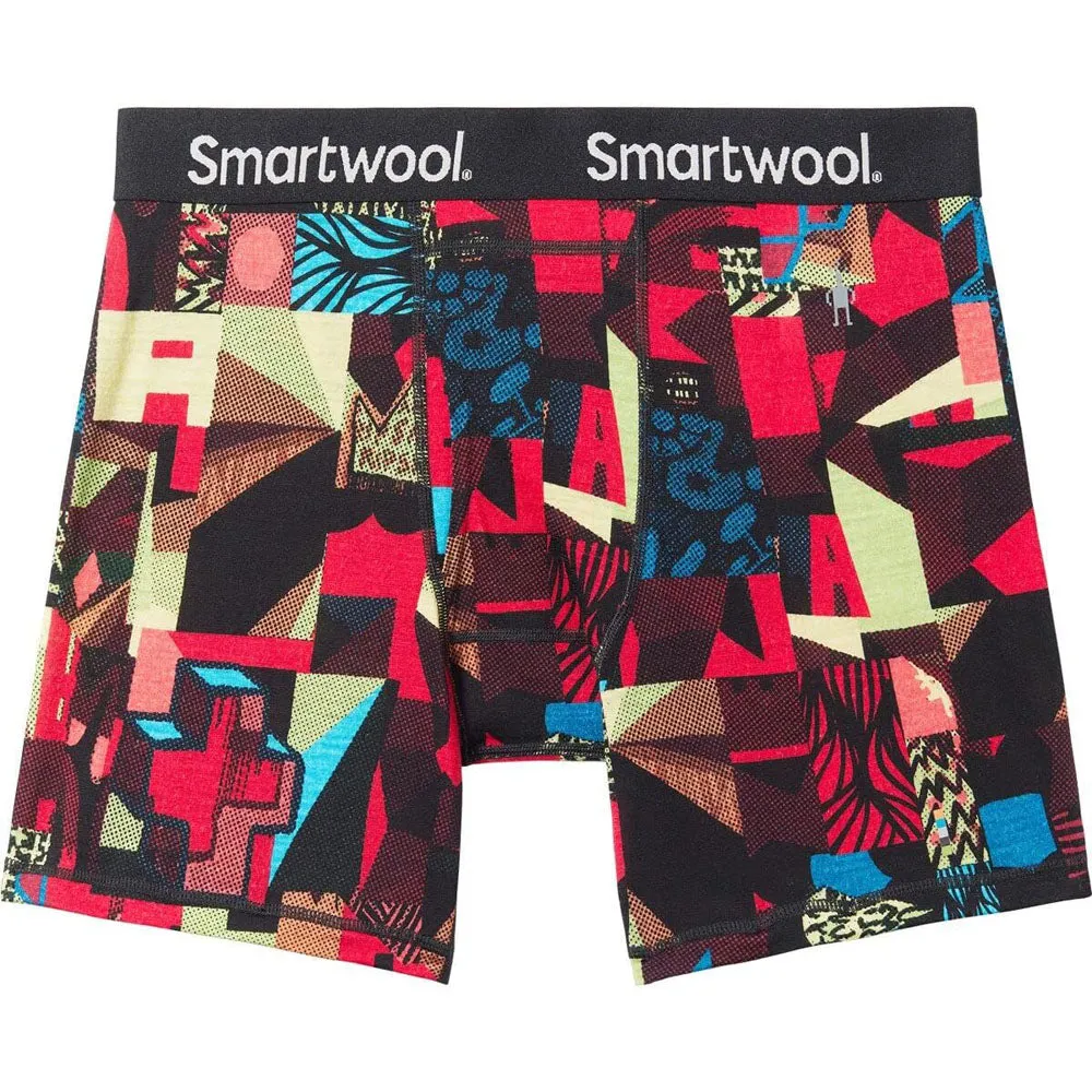 Men's Merino Print Boxer Brief Boxed