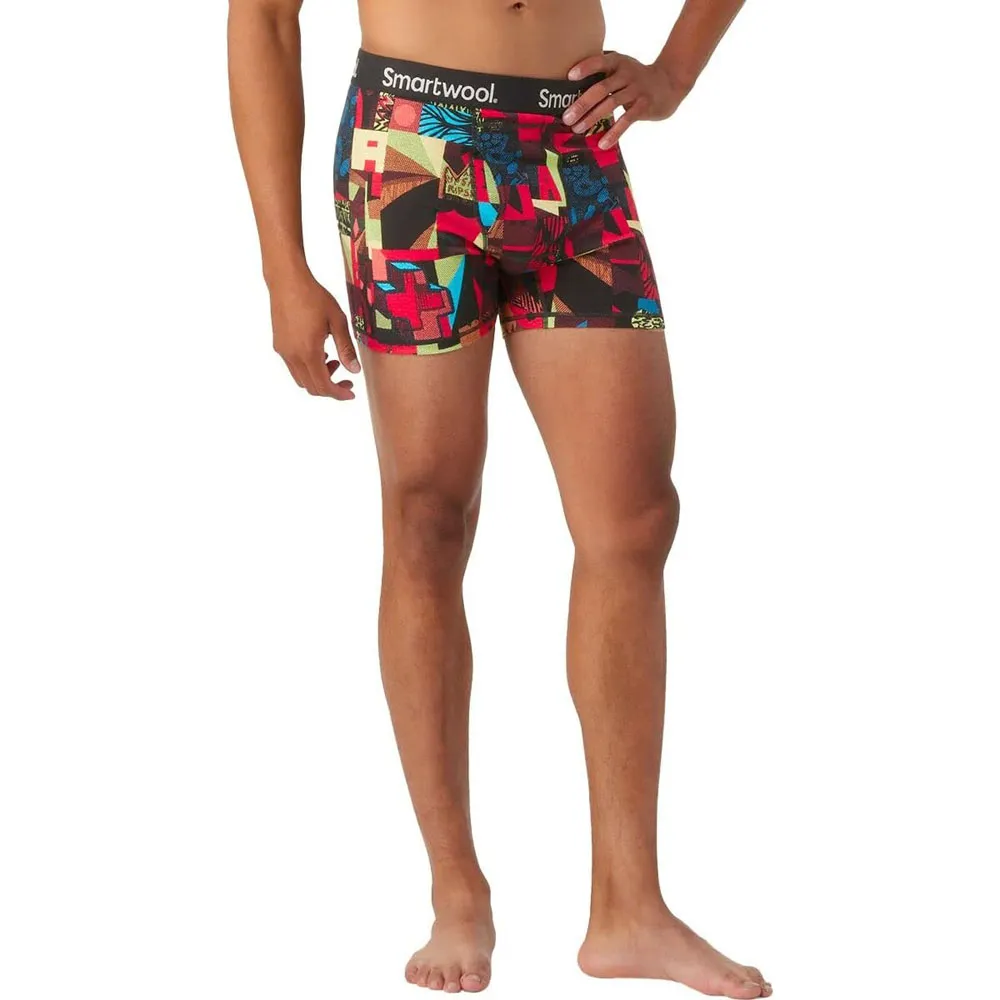 Men's Merino Print Boxer Brief Boxed