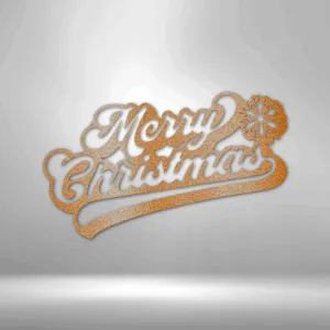 Merry Christmas | Metal Wall Art