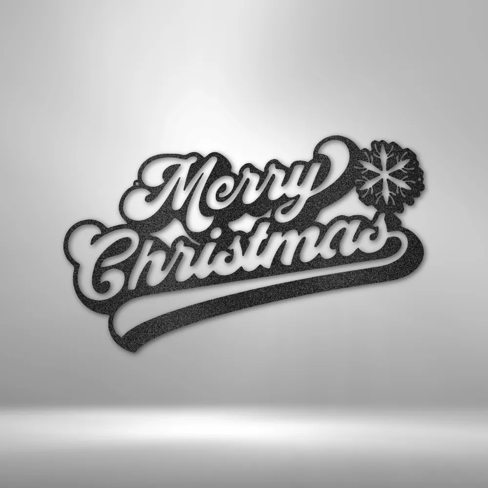 Merry Christmas | Metal Wall Art