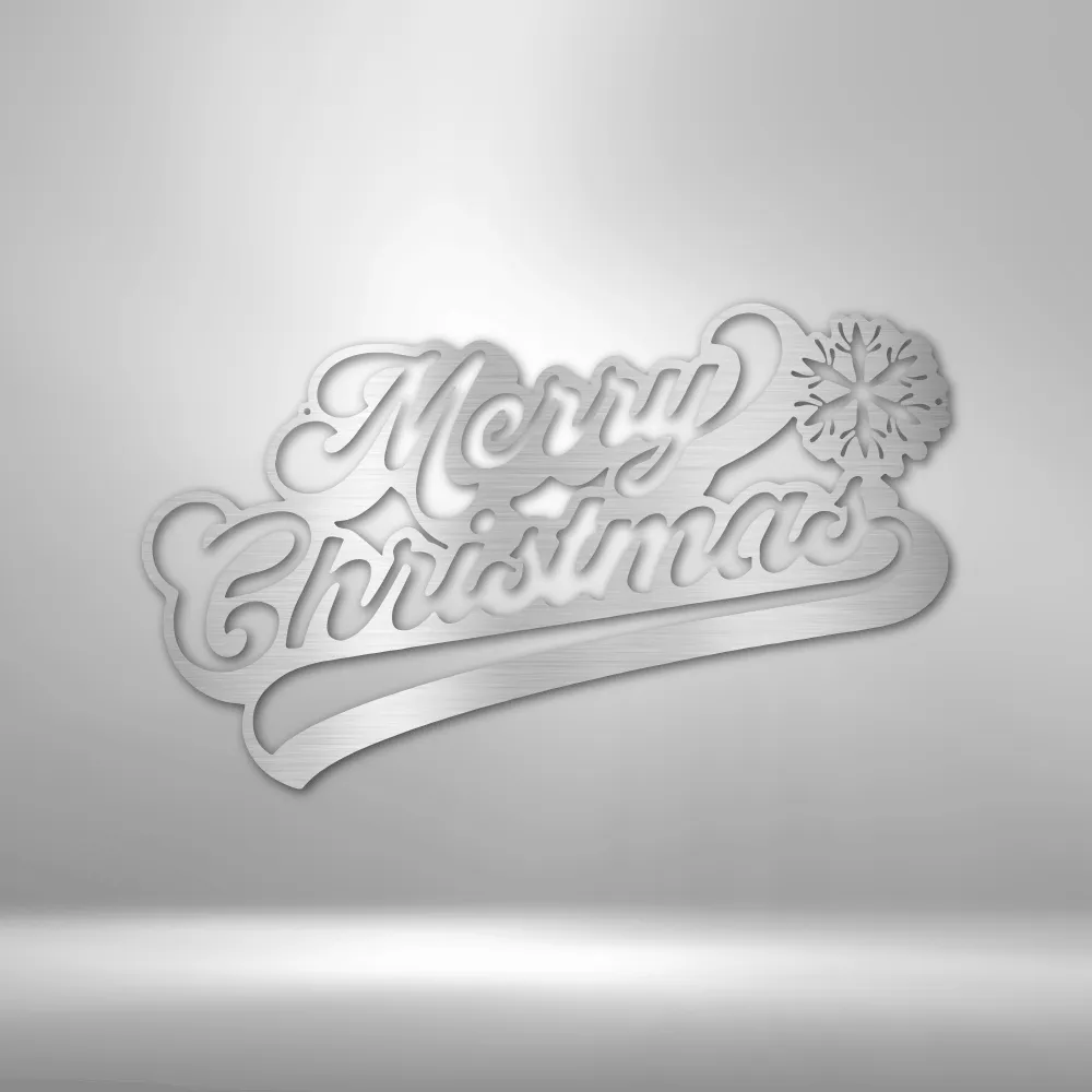 Merry Christmas | Metal Wall Art
