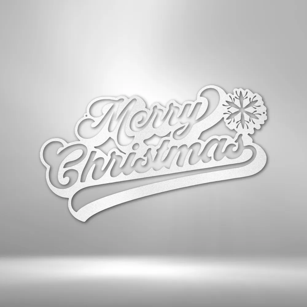 Merry Christmas | Metal Wall Art
