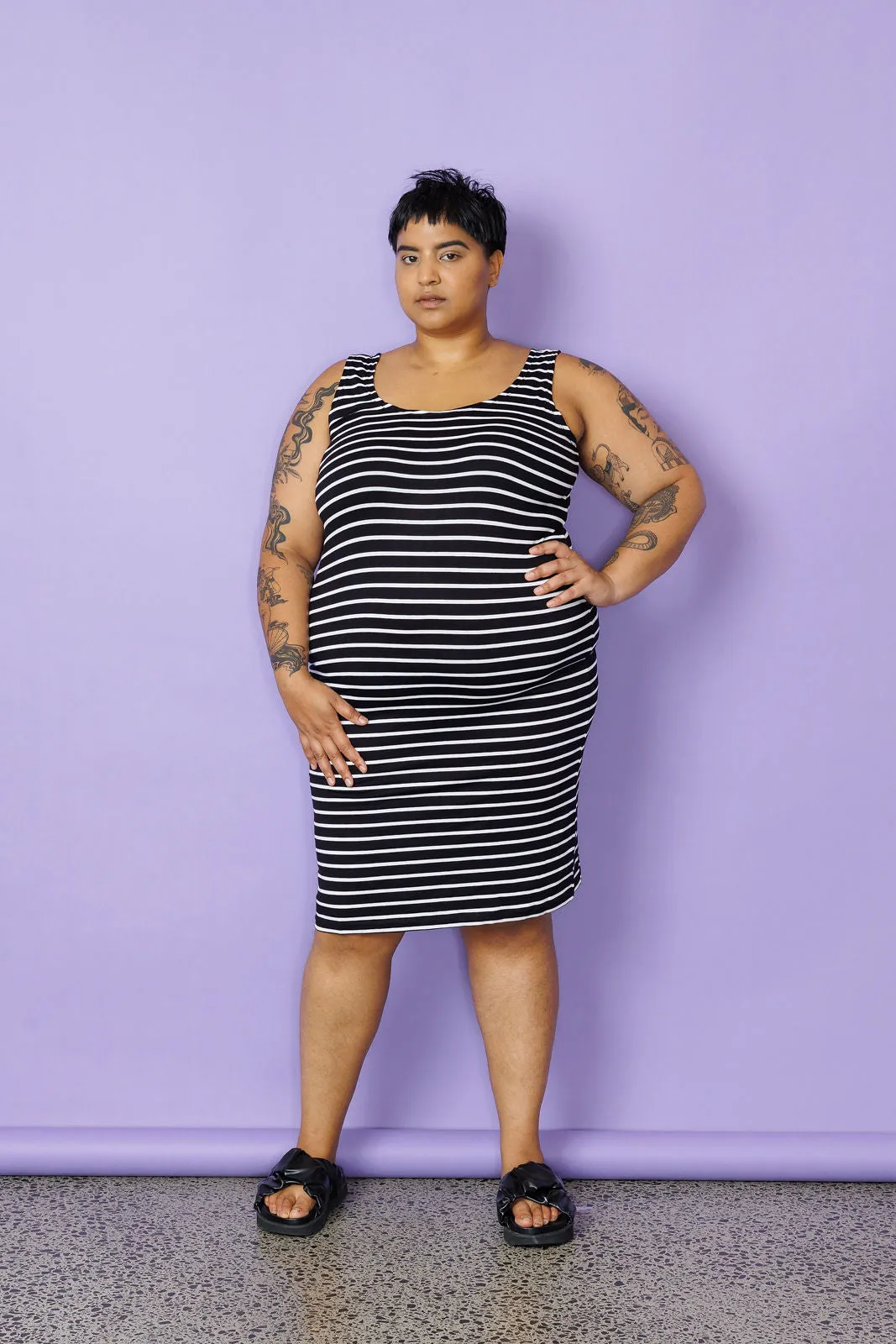 Midi Slip - Stripe