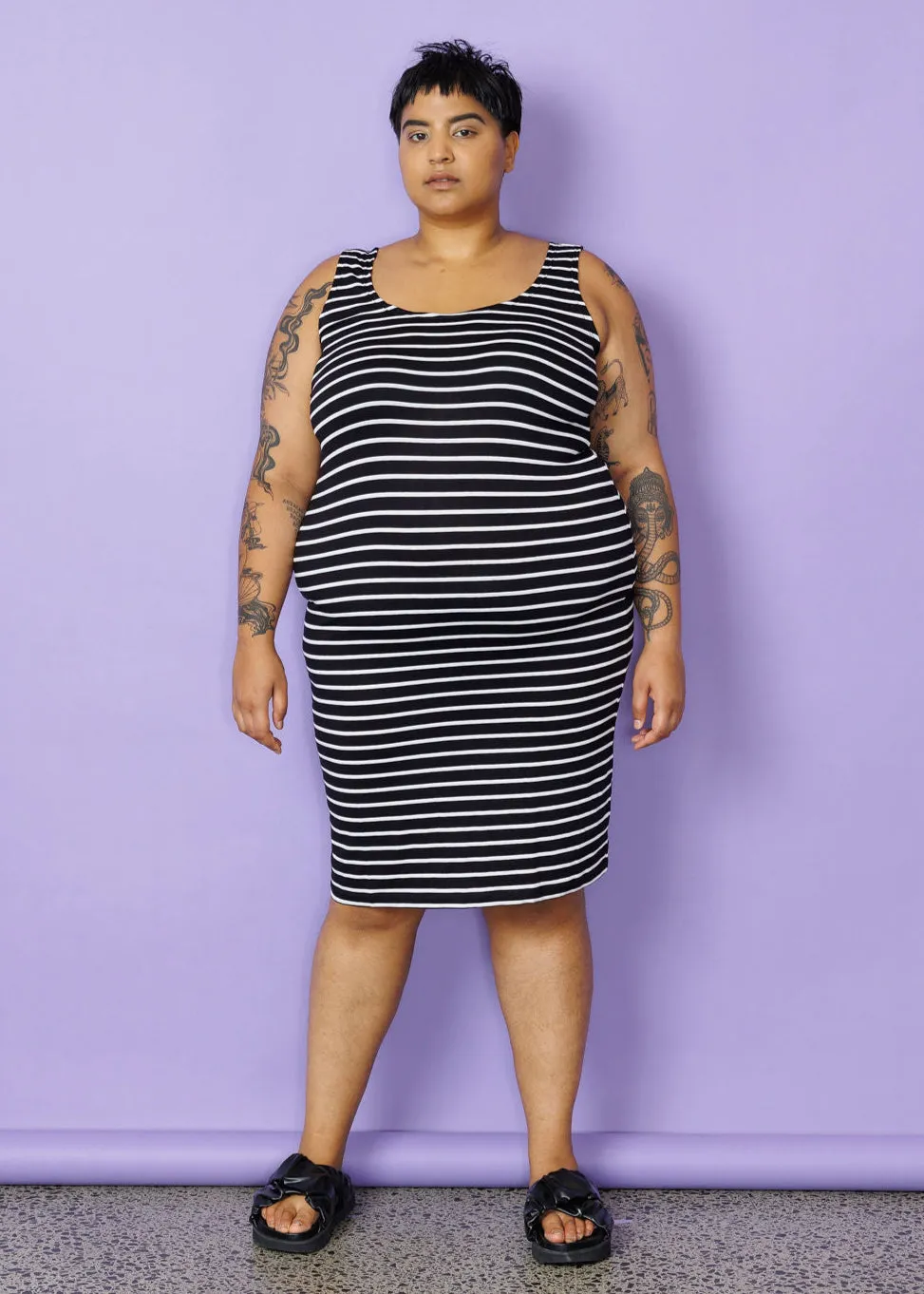 Midi Slip - Stripe