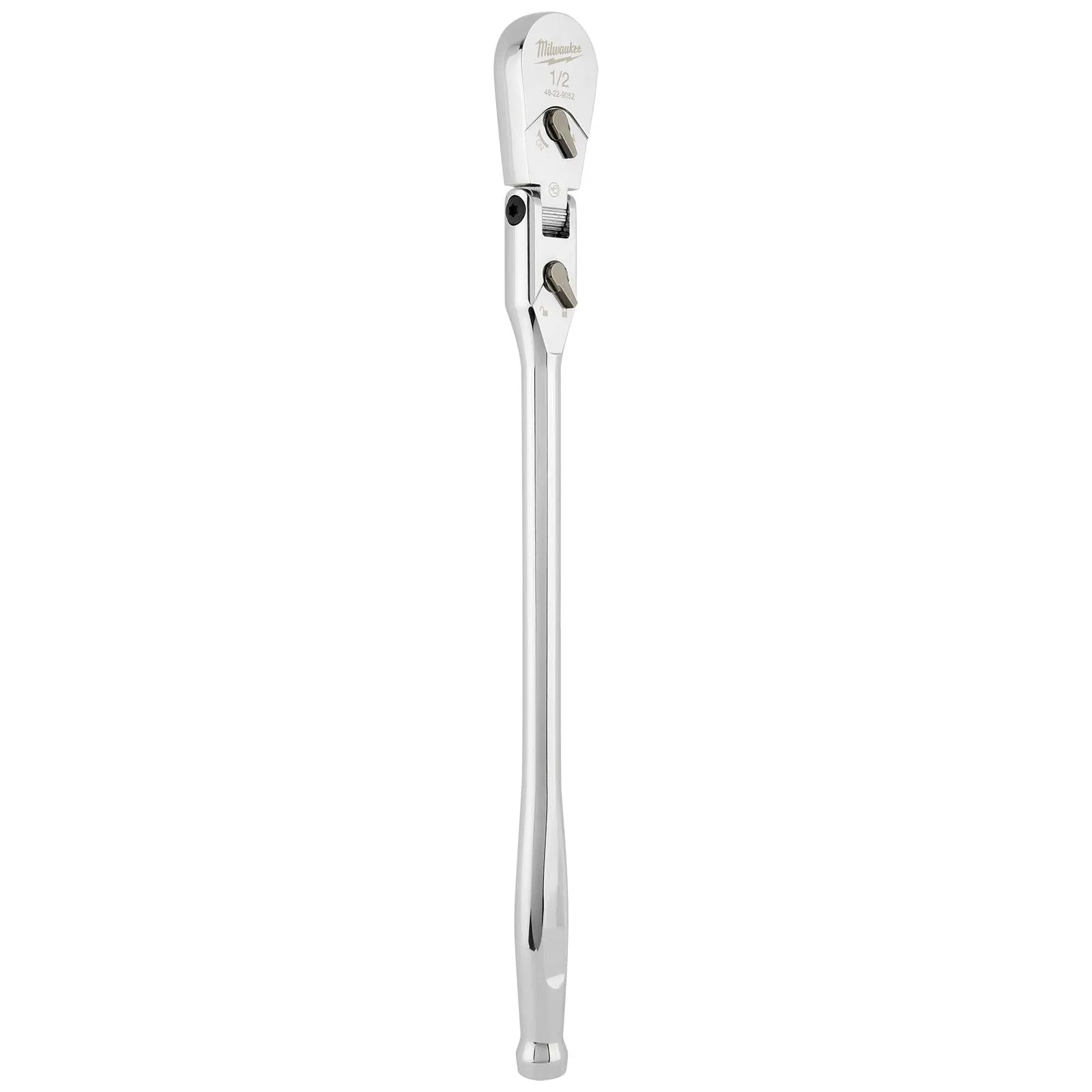 Milwaukee Socket Ratchet Wrench Long Flexible Head 1/2" Drive 90 Tooth Slim Profile Head