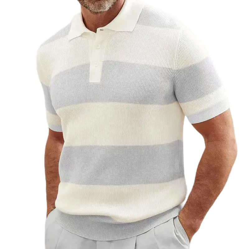 Mirage Knitted Stripe Polo