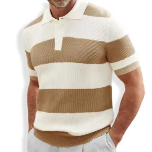 Mirage Knitted Stripe Polo