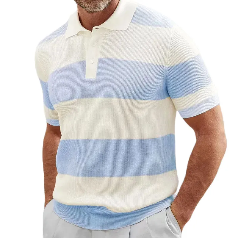 Mirage Knitted Stripe Polo
