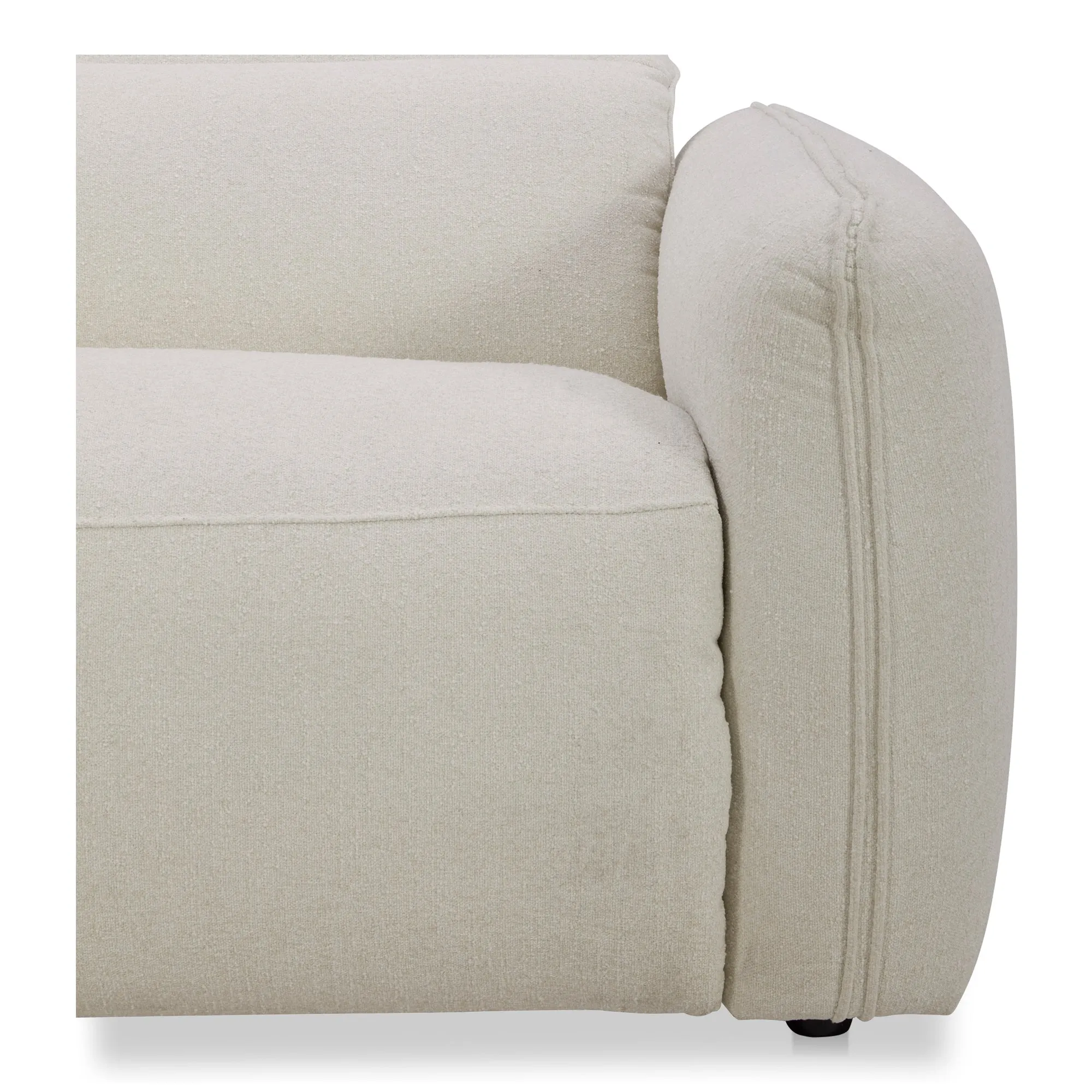 Moe's Home Collection Eli Warm White Power Recliner Sofa