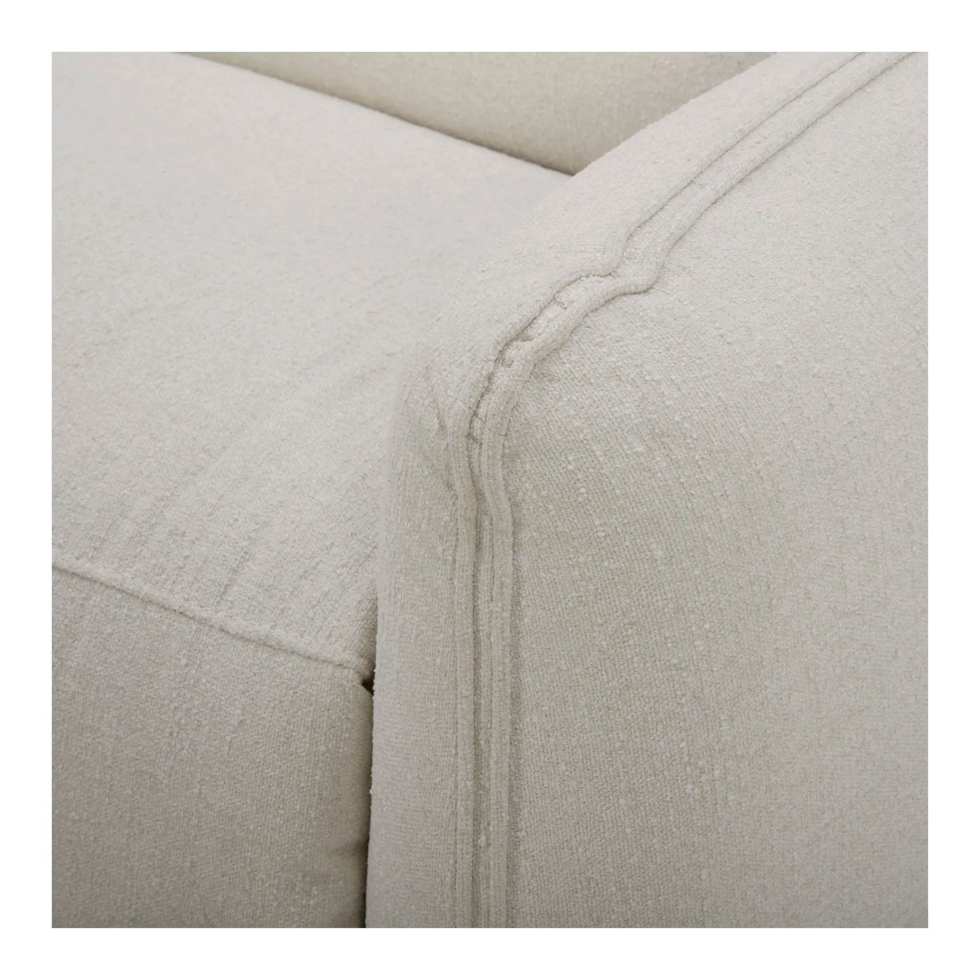 Moe's Home Collection Eli Warm White Power Recliner Sofa