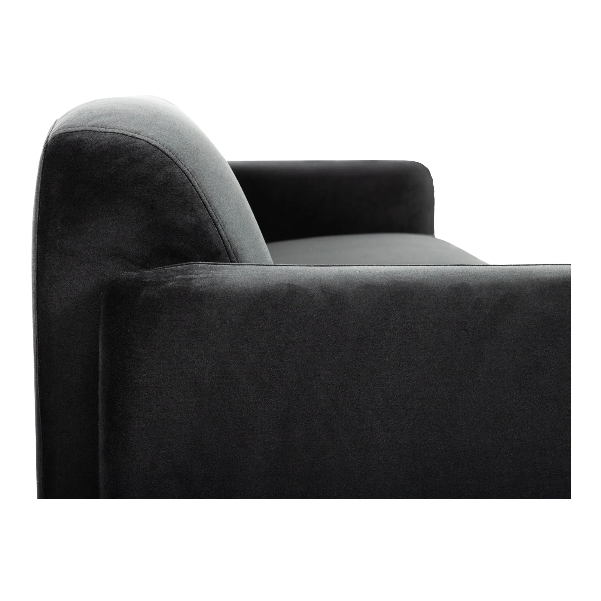 Moe's Home Collection Fallon Shadow Grey Sofa