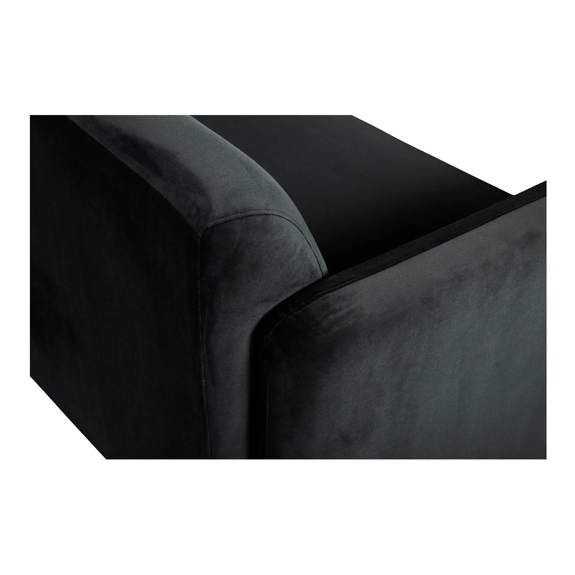 Moe's Home Collection Fallon Shadow Grey Sofa