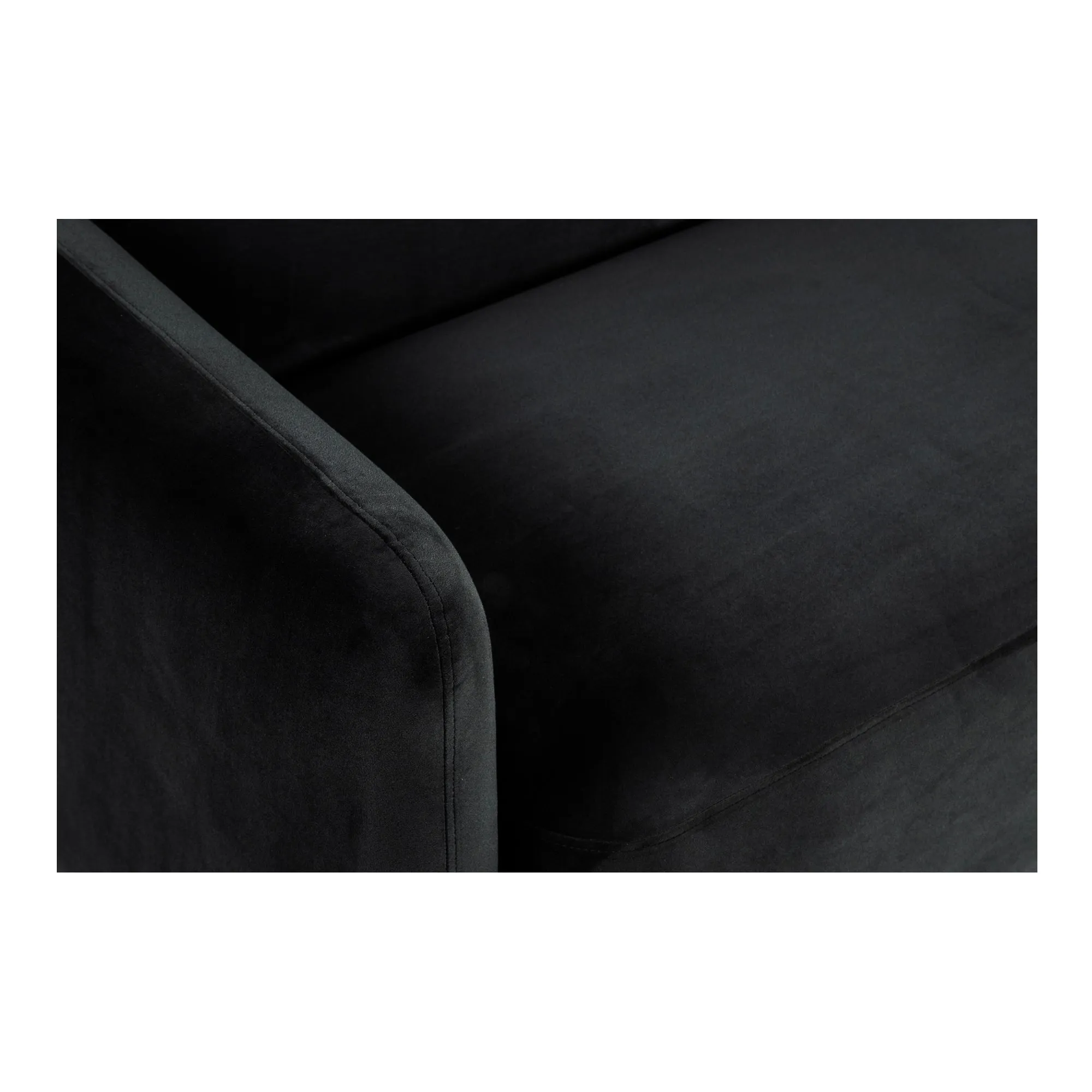 Moe's Home Collection Fallon Shadow Grey Sofa