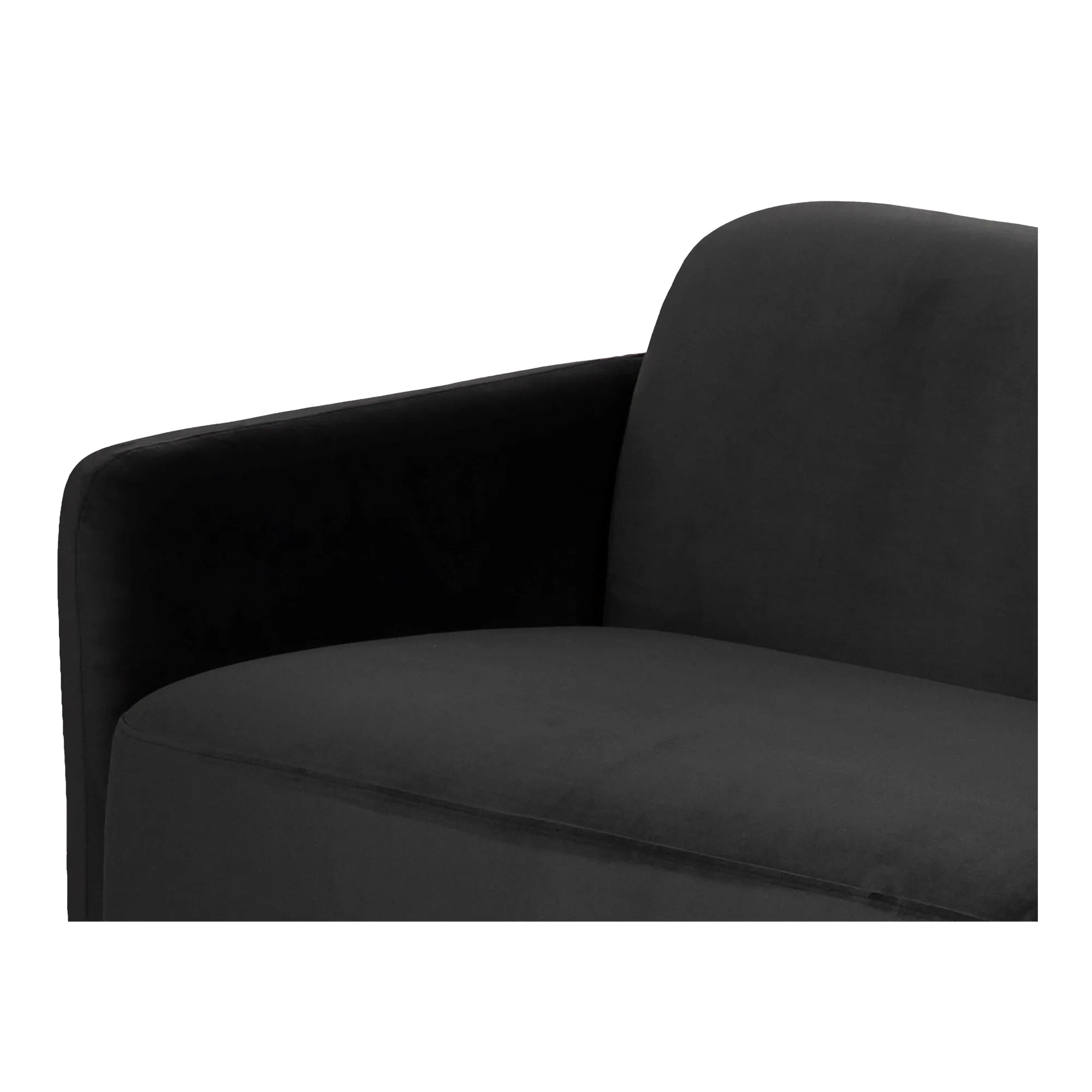 Moe's Home Collection Fallon Shadow Grey Sofa