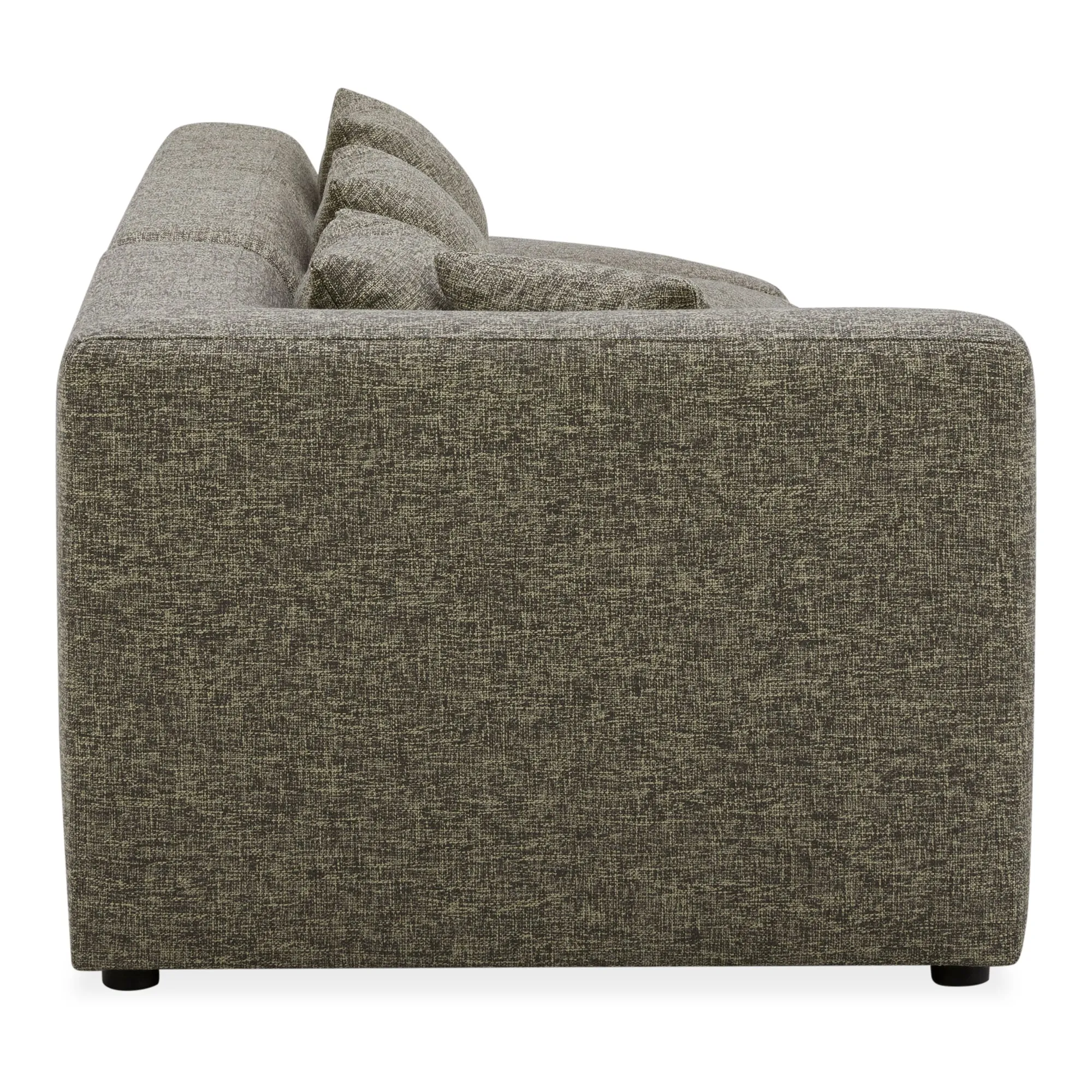 Moe's Home Collection Lowtide Linear Stone Tweed Modular Sectional