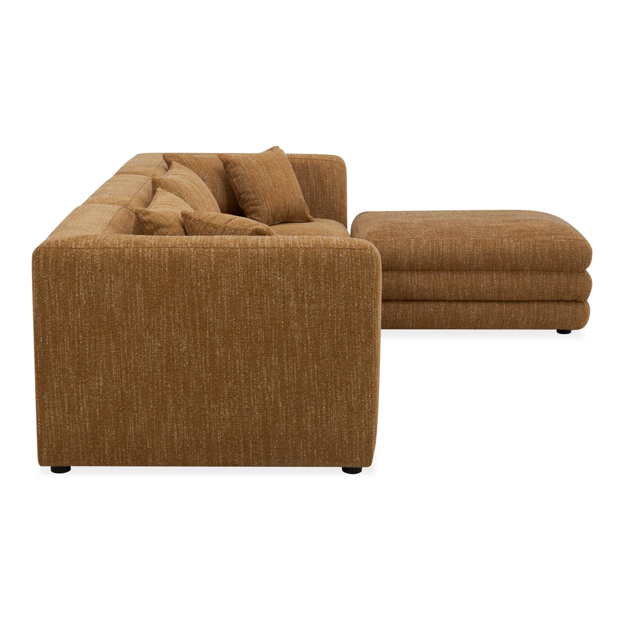 Moe's Home Collection Lowtide Lounge Amber Glow Modular Sectional