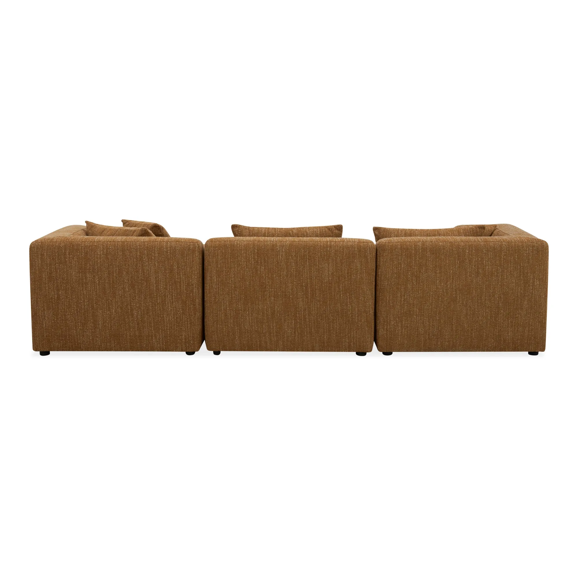 Moe's Home Collection Lowtide Lounge Amber Glow Modular Sectional