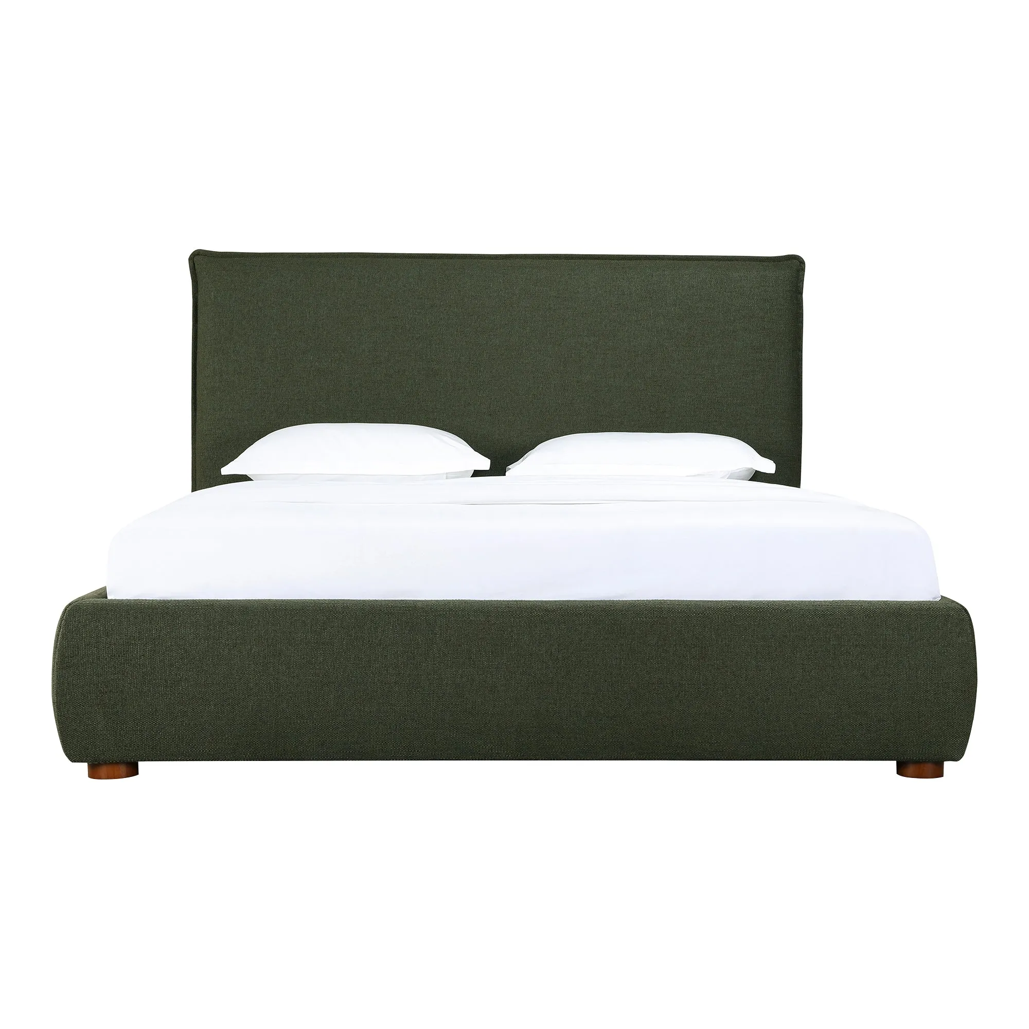 Moe's Home Collection Luzon Green Upholstered King Size Bed