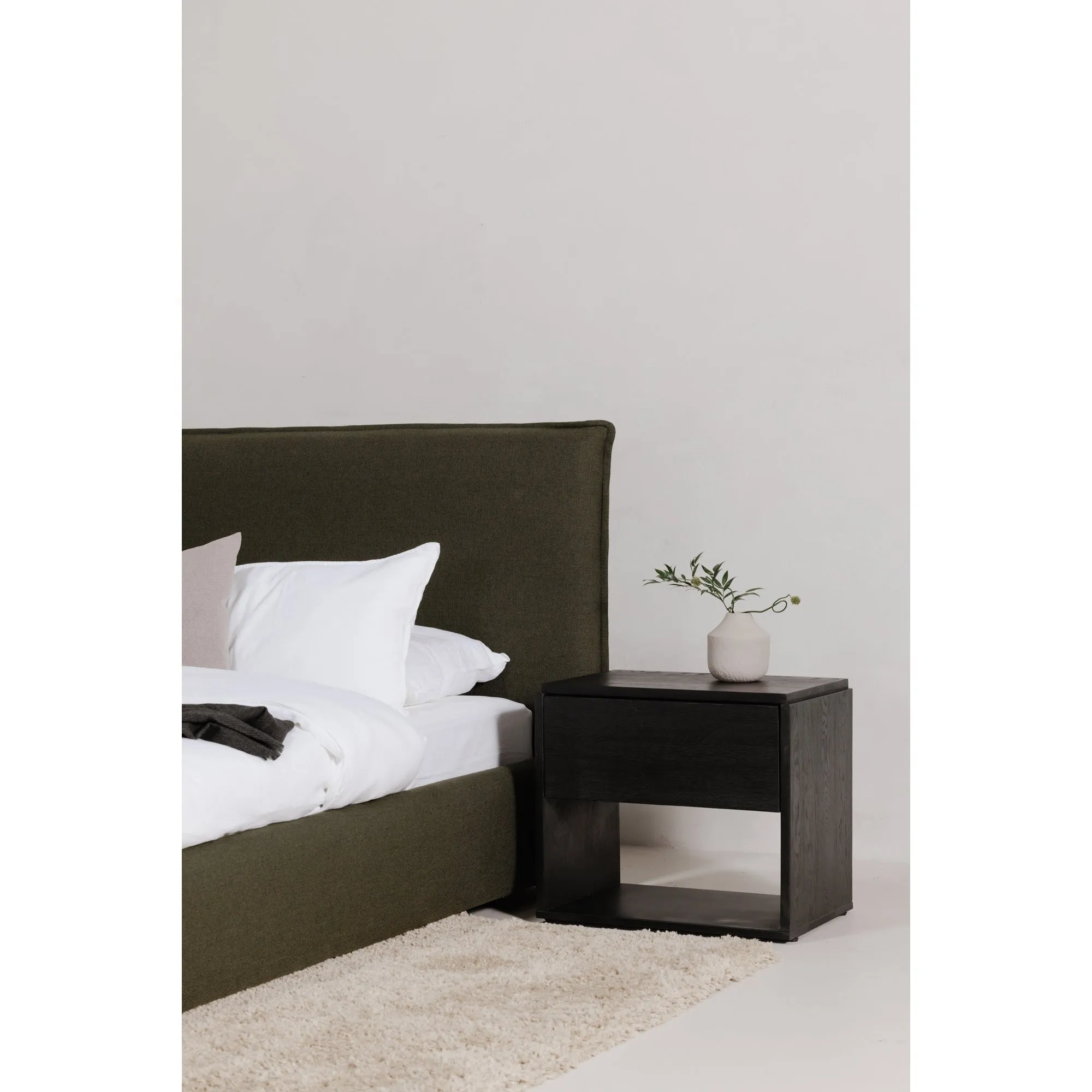 Moe's Home Collection Luzon Green Upholstered King Size Bed