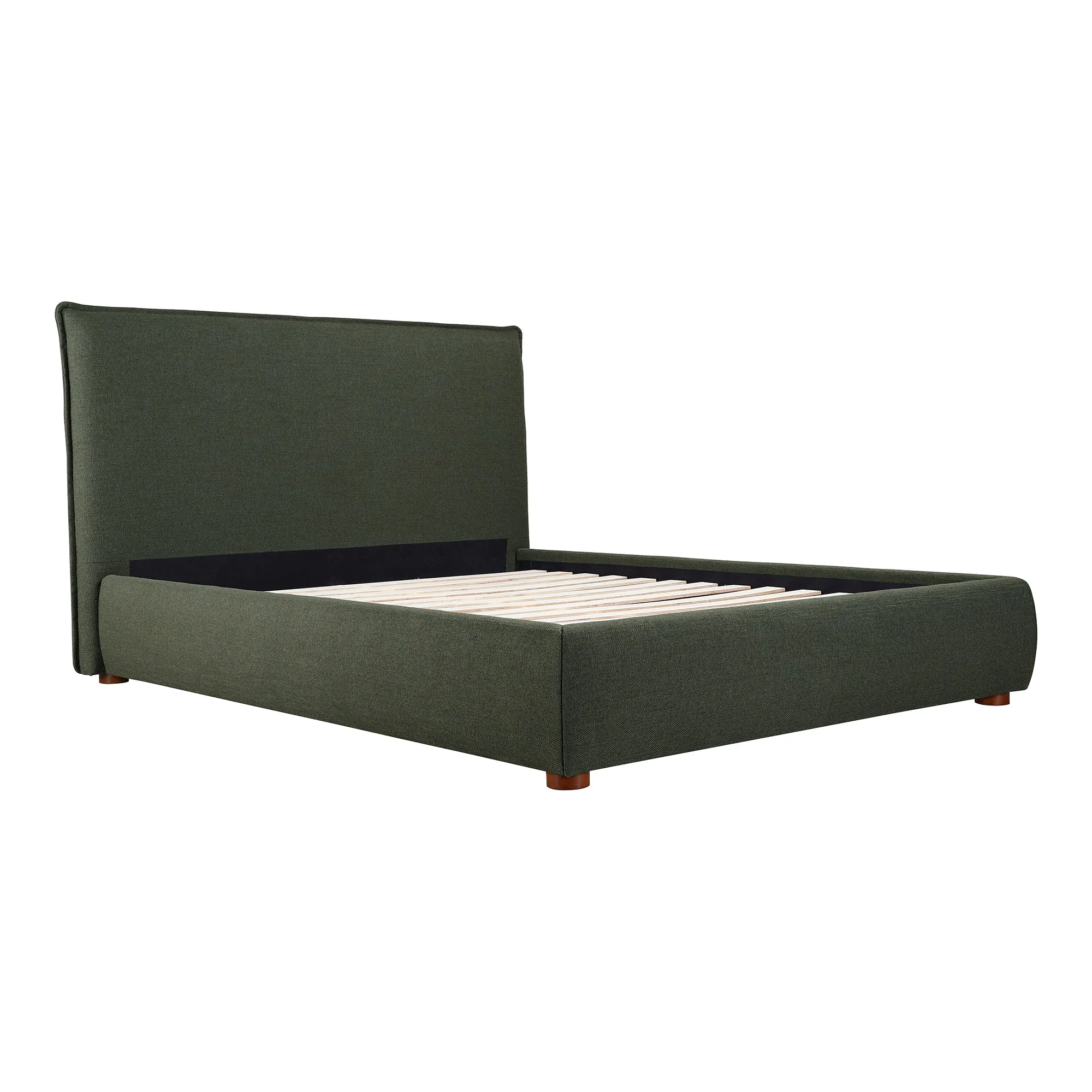 Moe's Home Collection Luzon Green Upholstered King Size Bed