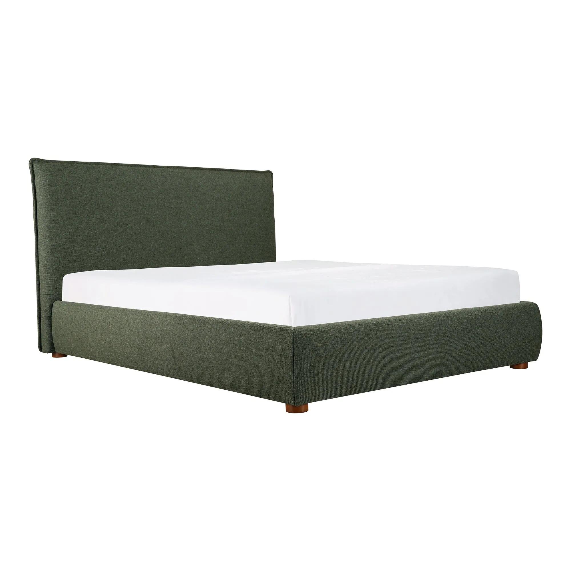 Moe's Home Collection Luzon Green Upholstered King Size Bed