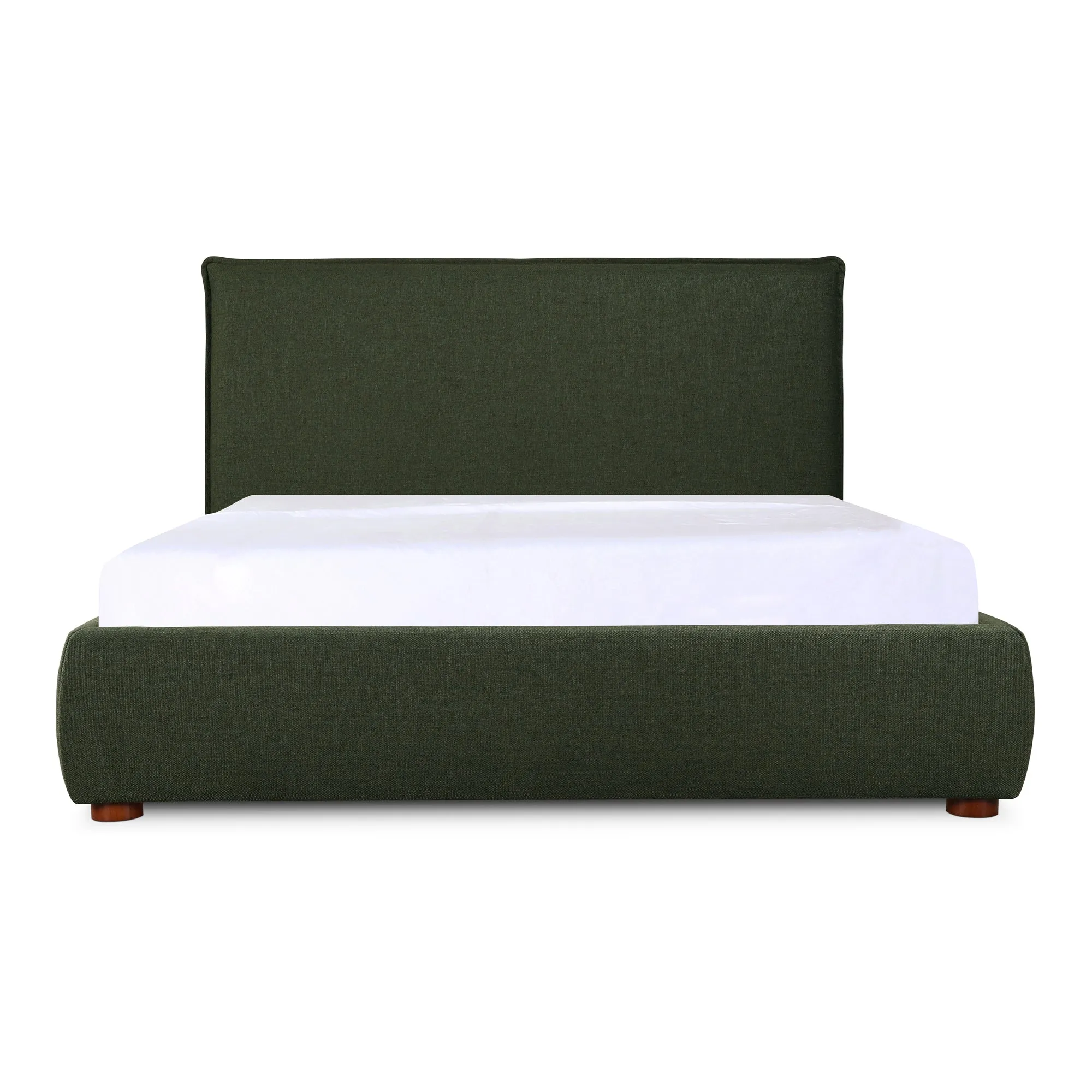 Moe's Home Collection Luzon Green Upholstered King Size Bed