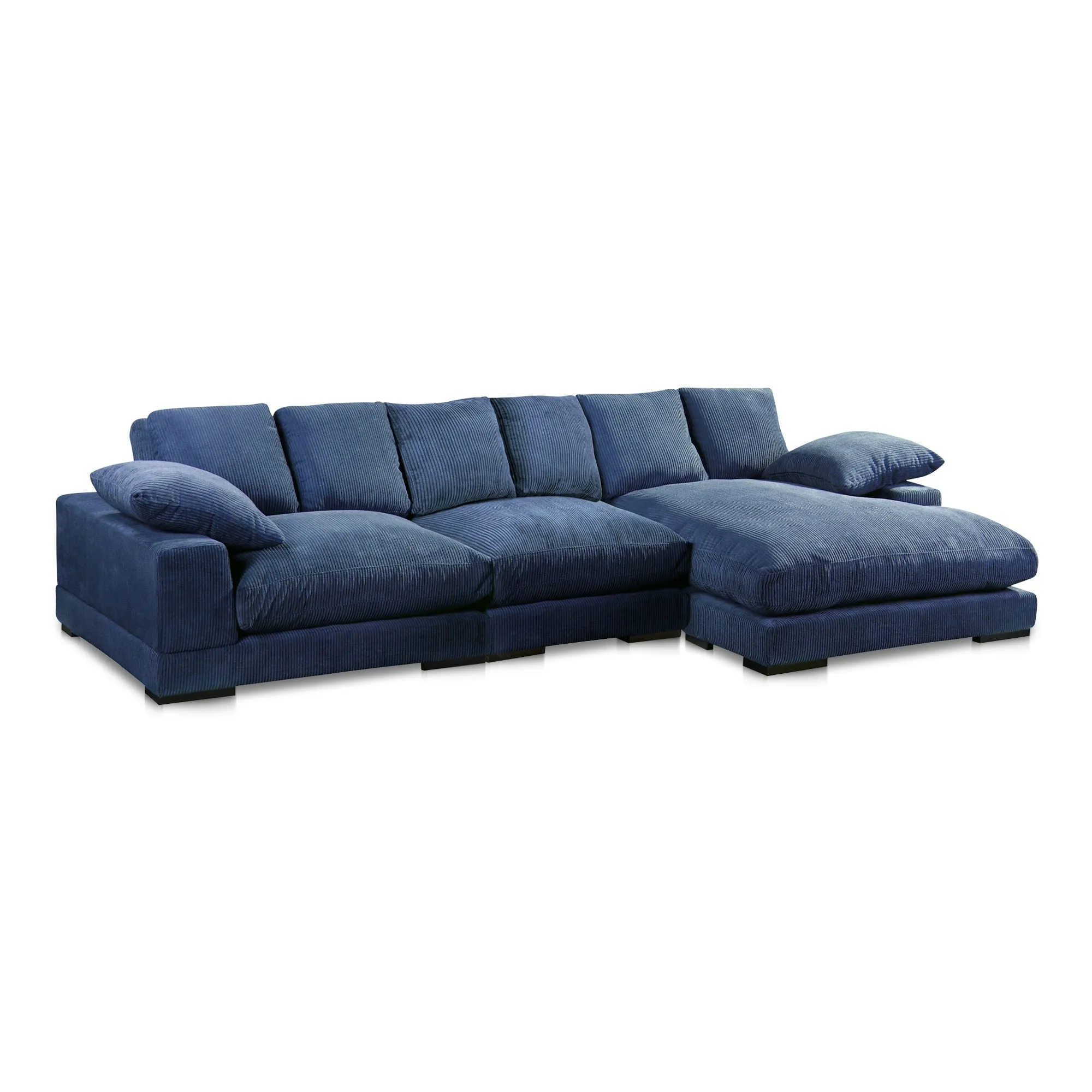 Moe's Home Collection Plunge Navy Large Sectional