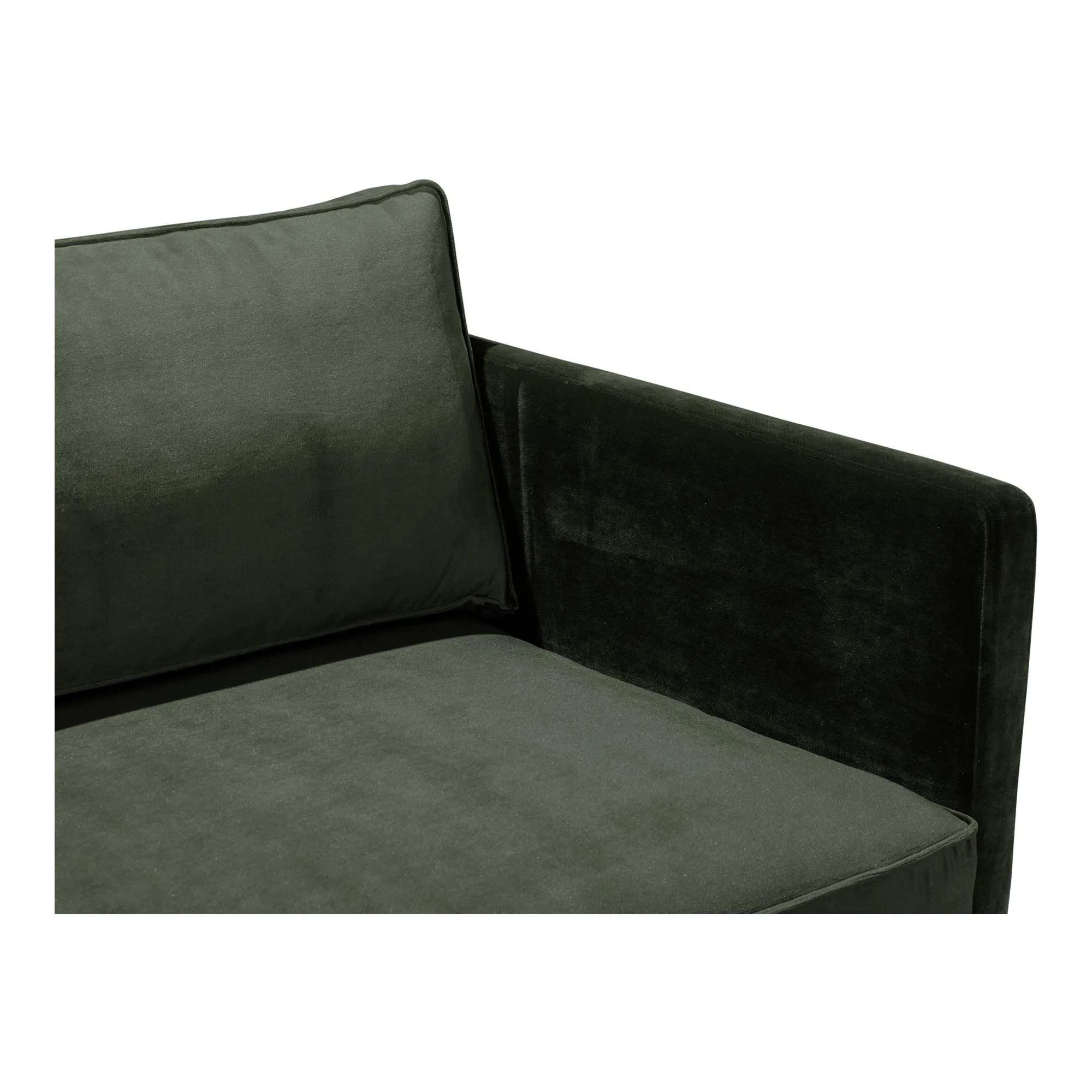 Moe's Home Collection Raphael Dark Green Sofa