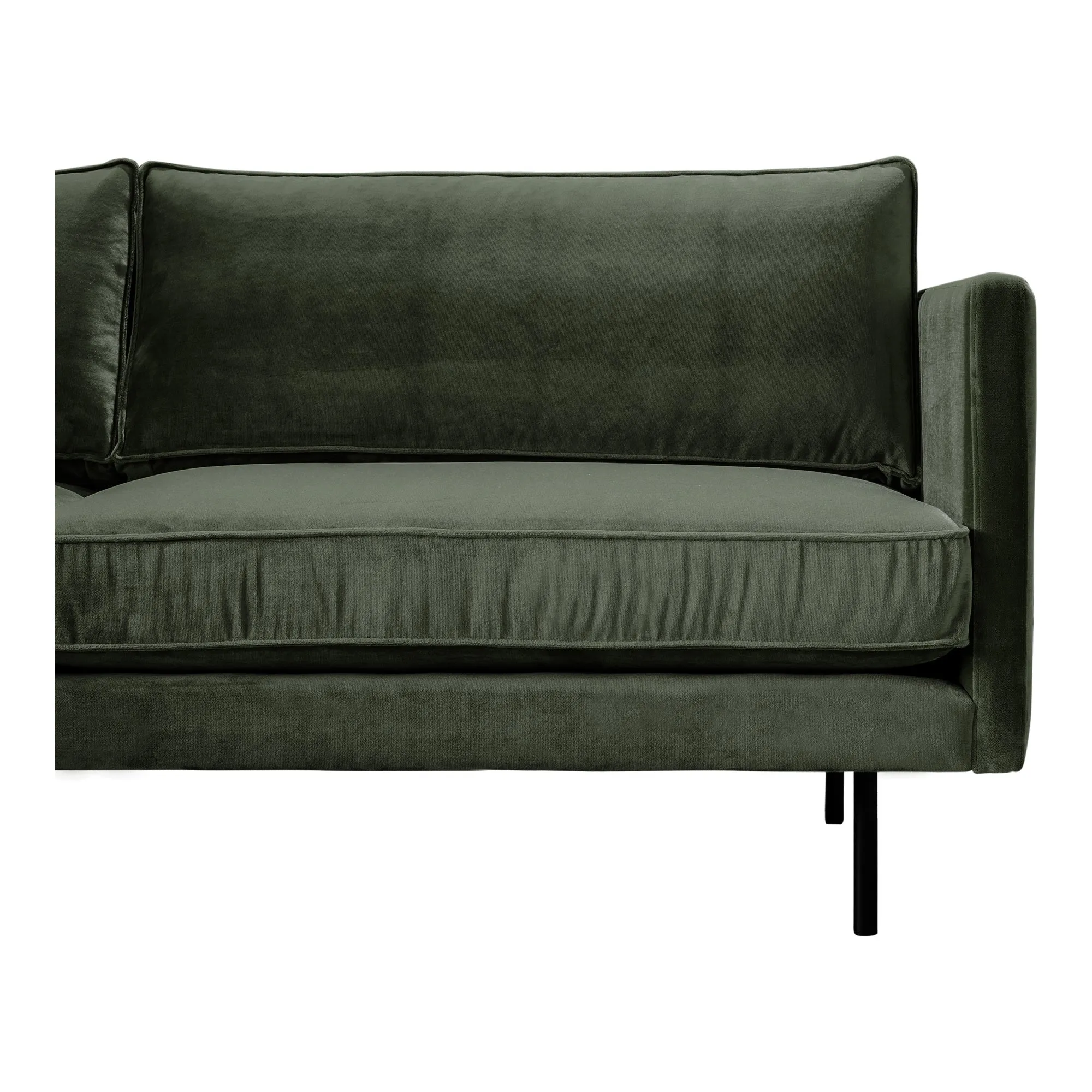 Moe's Home Collection Raphael Dark Green Sofa