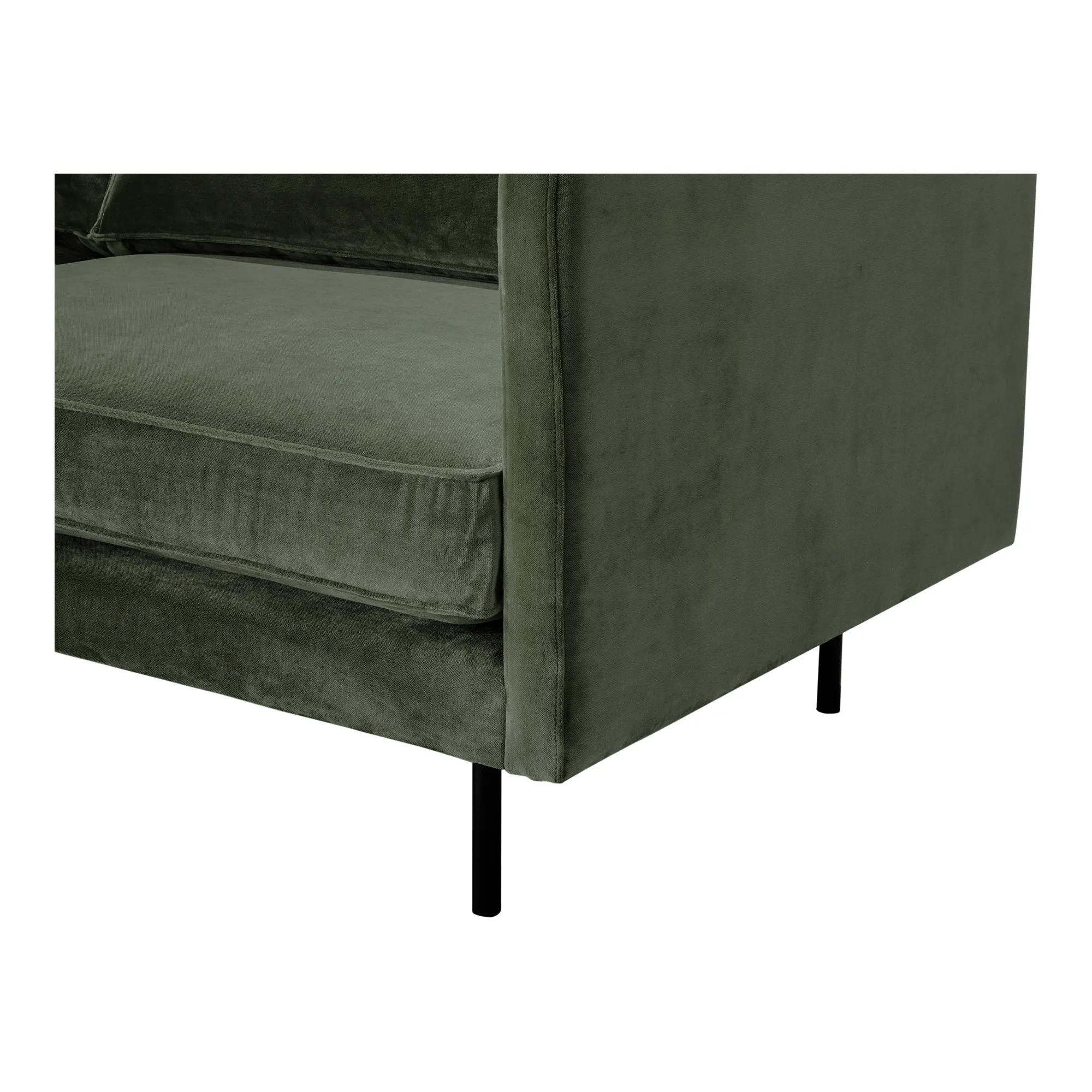 Moe's Home Collection Raphael Dark Green Sofa