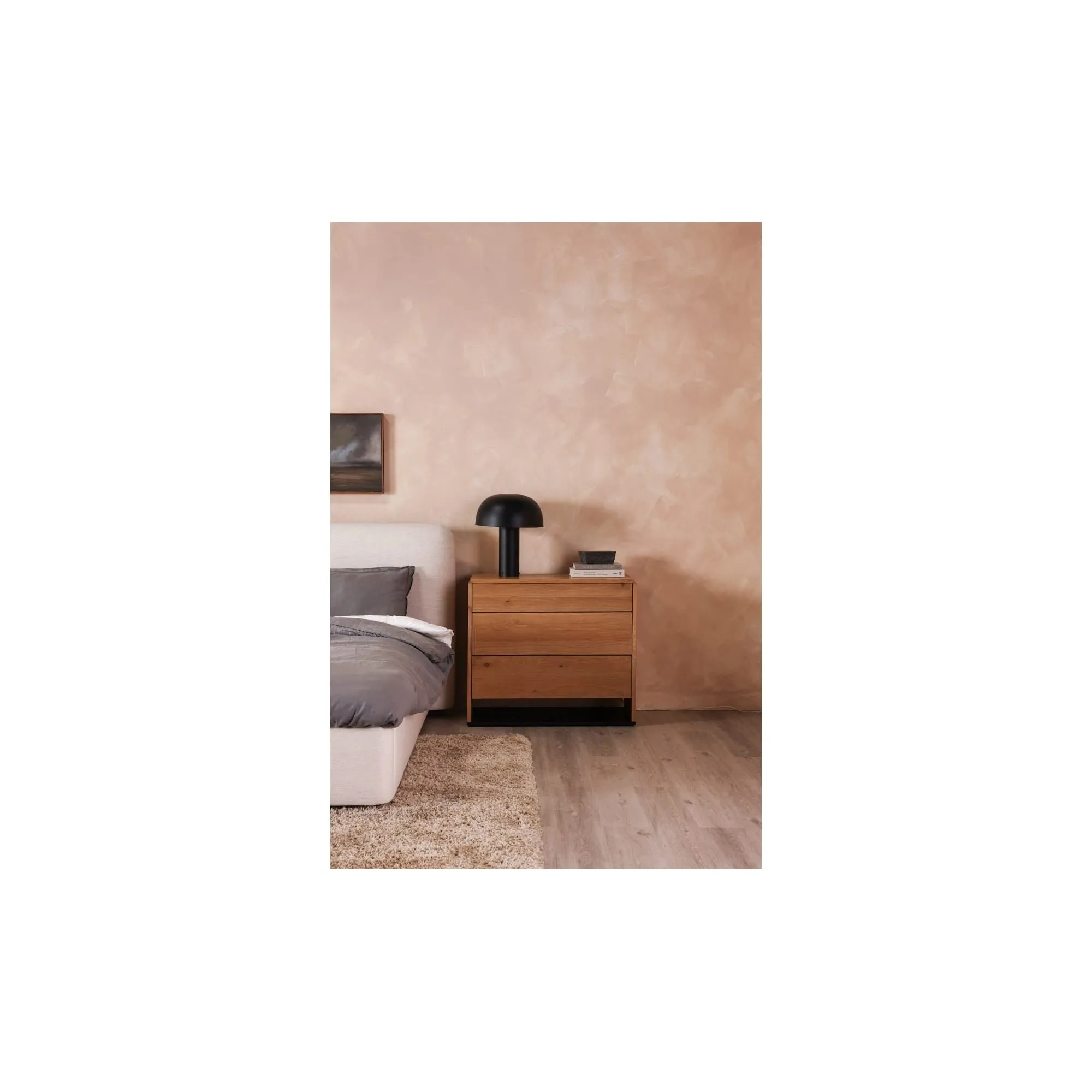 Moe's Home Collection Samara Cream Queen Bed